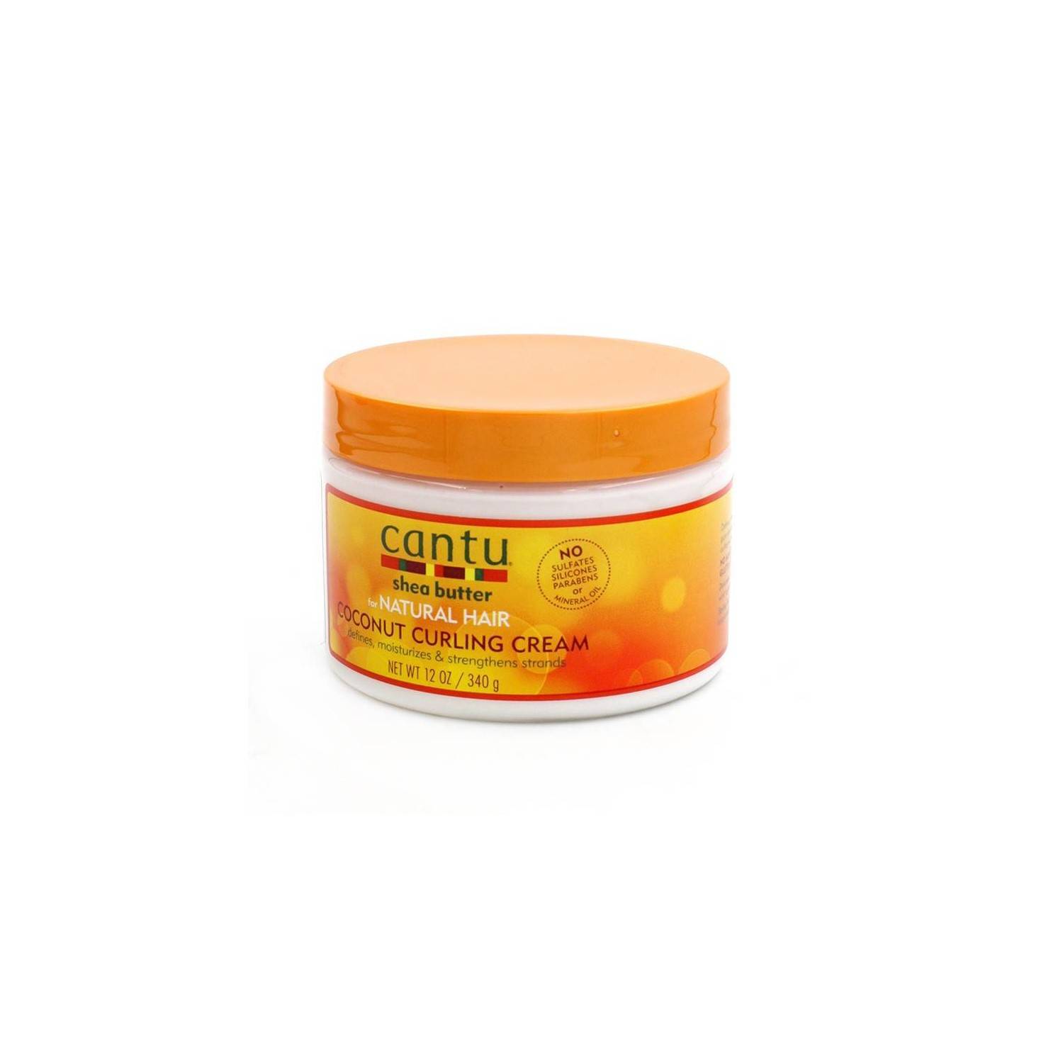 Cantu Karité Cheveux Naturels Crème Frisée Noix De Coco 340 Gr