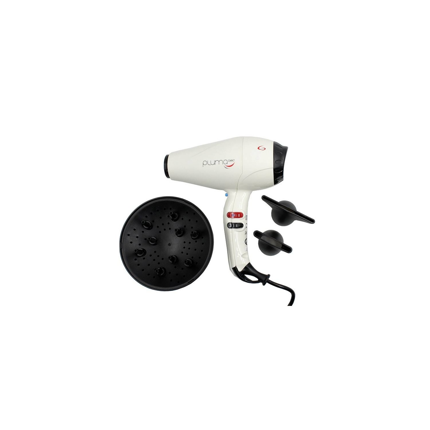 Gama Hair Dryer Pluma Compact White