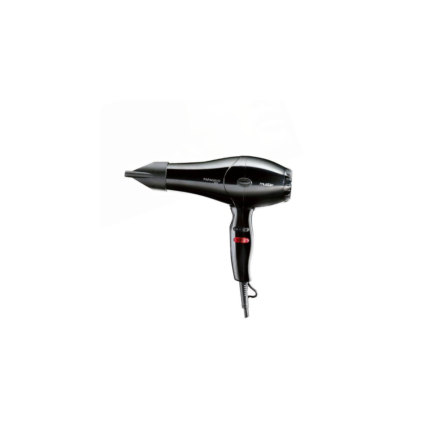 Muster Hair Dryer Papagayo 3000 (black) Rot Stock