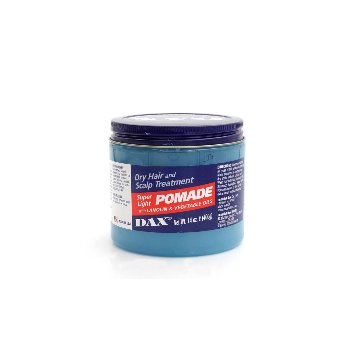 Dax Pomade Super Light Pomade 400 Gr