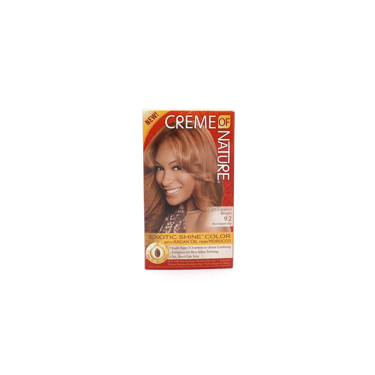 Creme Of Nature Argan Color Light Caremel Brown 9 2