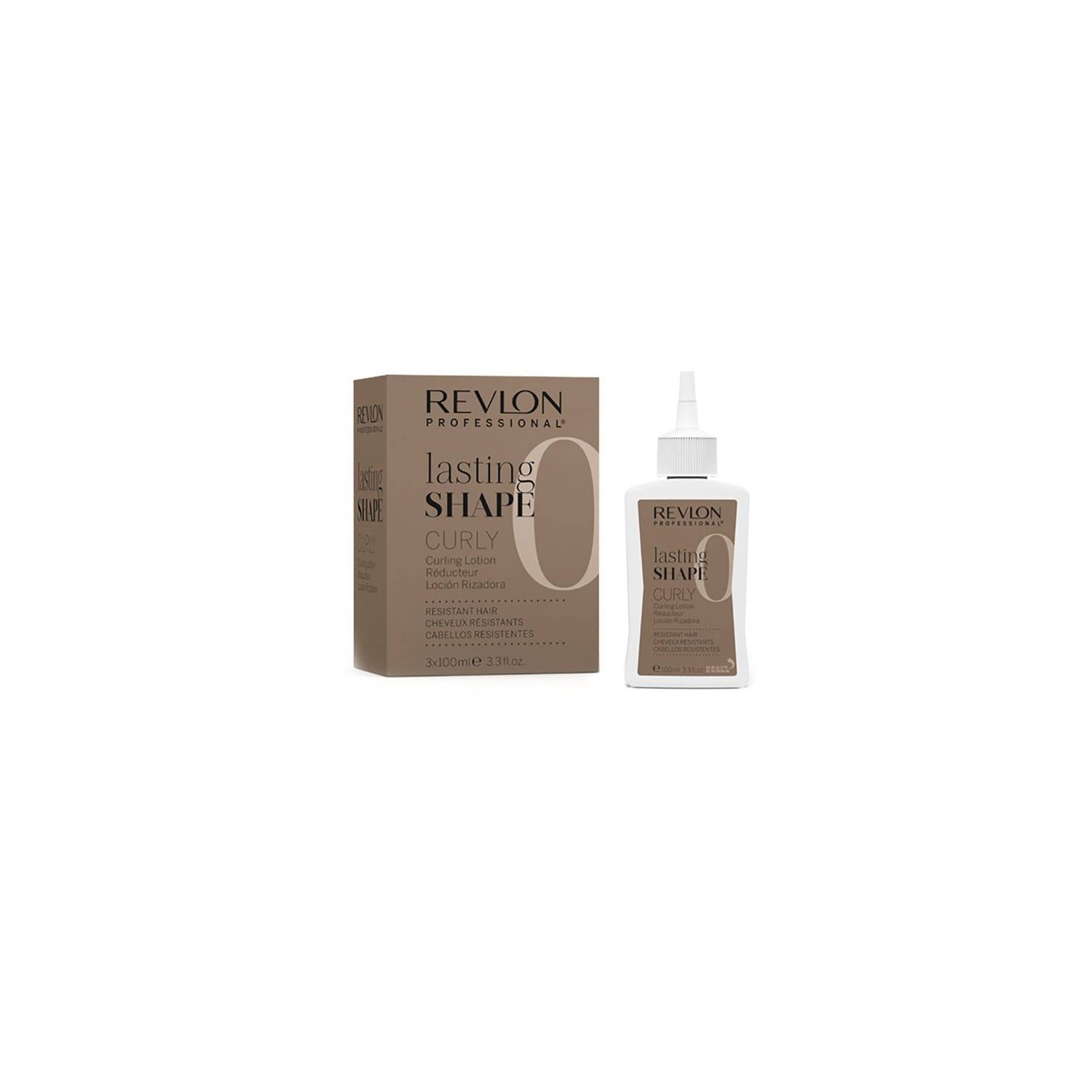 Revlon L/shape Curly Cabello Resistente (0) 3x100 Ml Revlon L/shape Curly Cabello Resistente (0) 3x100 Ml