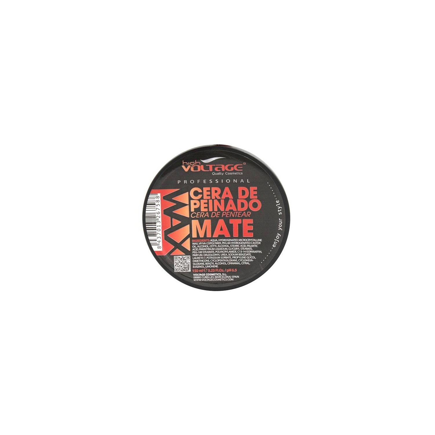 Voltage Cera De Peinado Mate 150 Ml