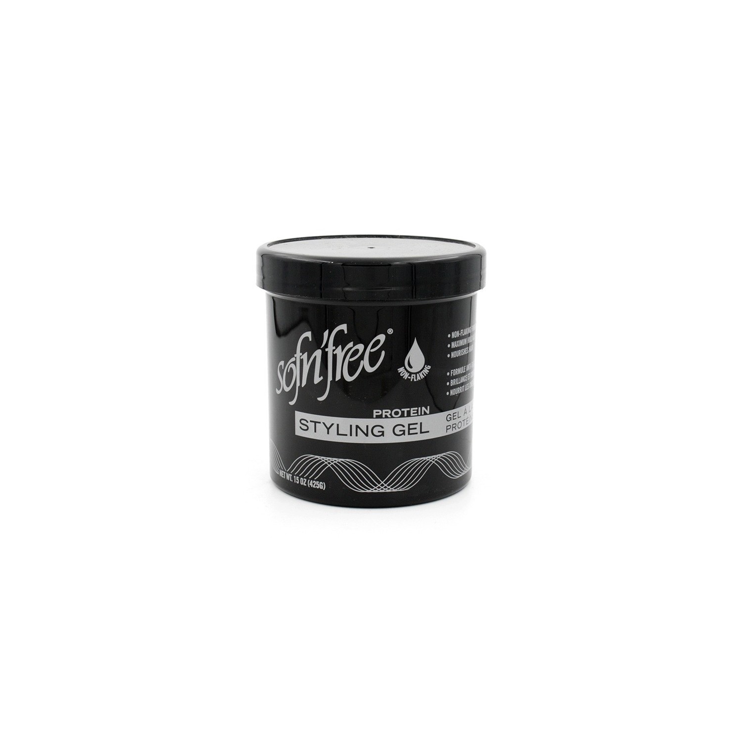 Sofn Free Styling Gel Black 425 gr