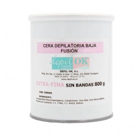 Depil-ok Lata Cera Extra Fina (sin Bandas) 800 G