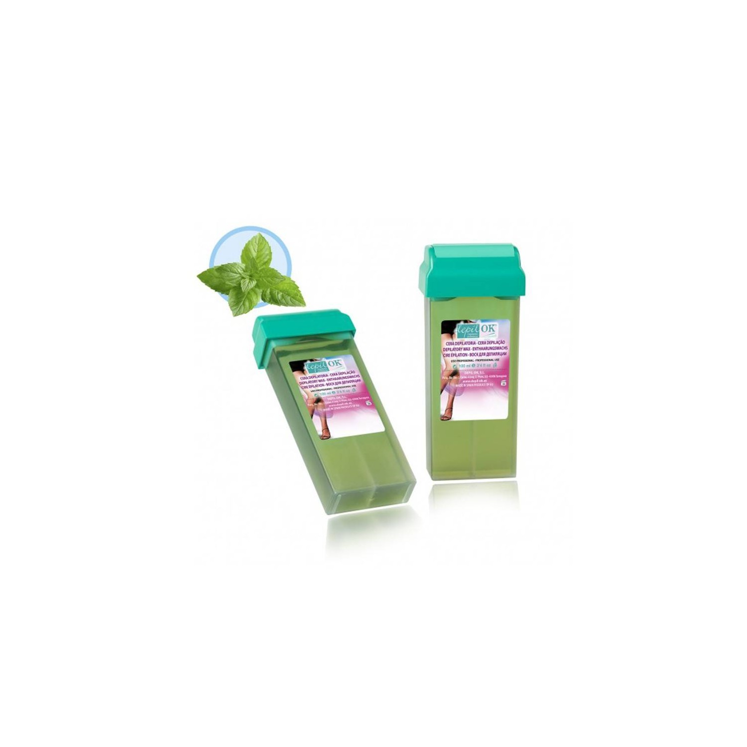 Depil-ok Roll-on Compact Menthe 100 Ml