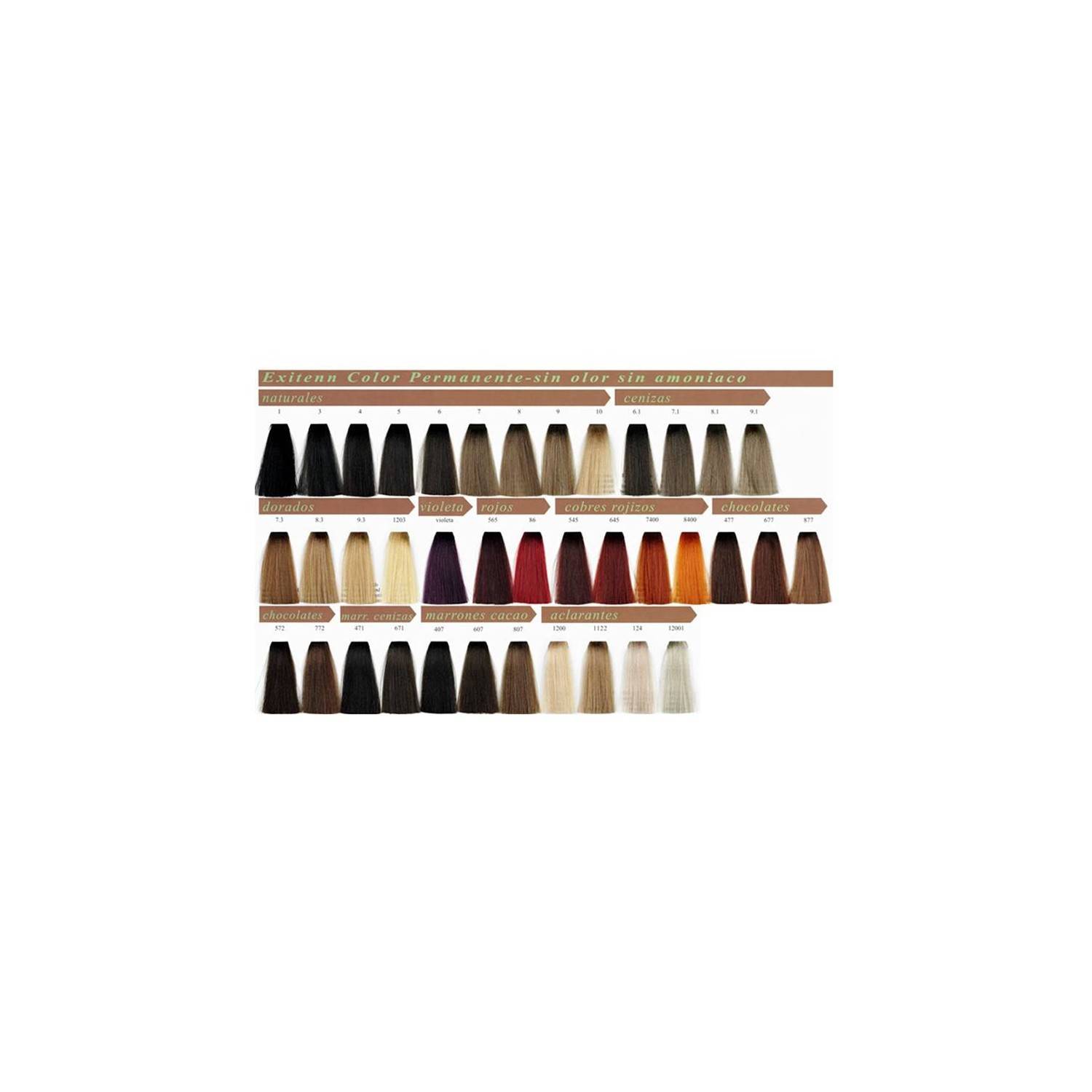 Exitenn Color Permanente 60ml, Colore 5