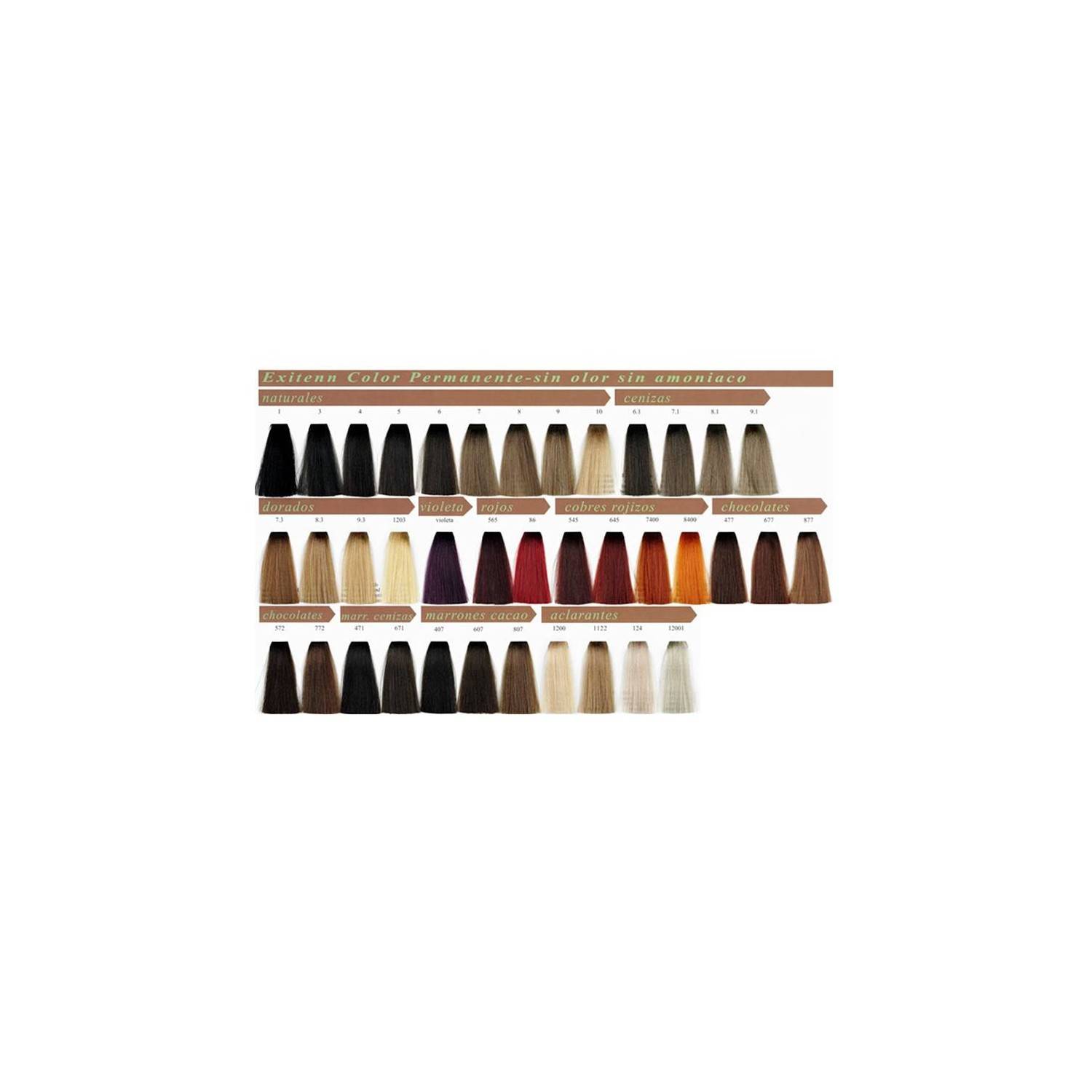 Exitenn Color Permanente 60ml, Couleur 7,3