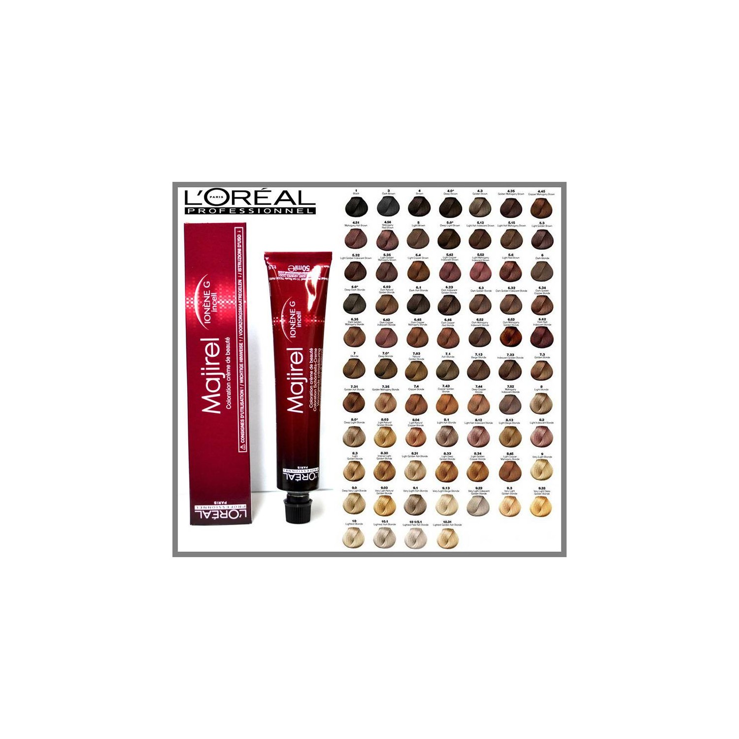 Loreal Majirel 50ml, Colore 2,10