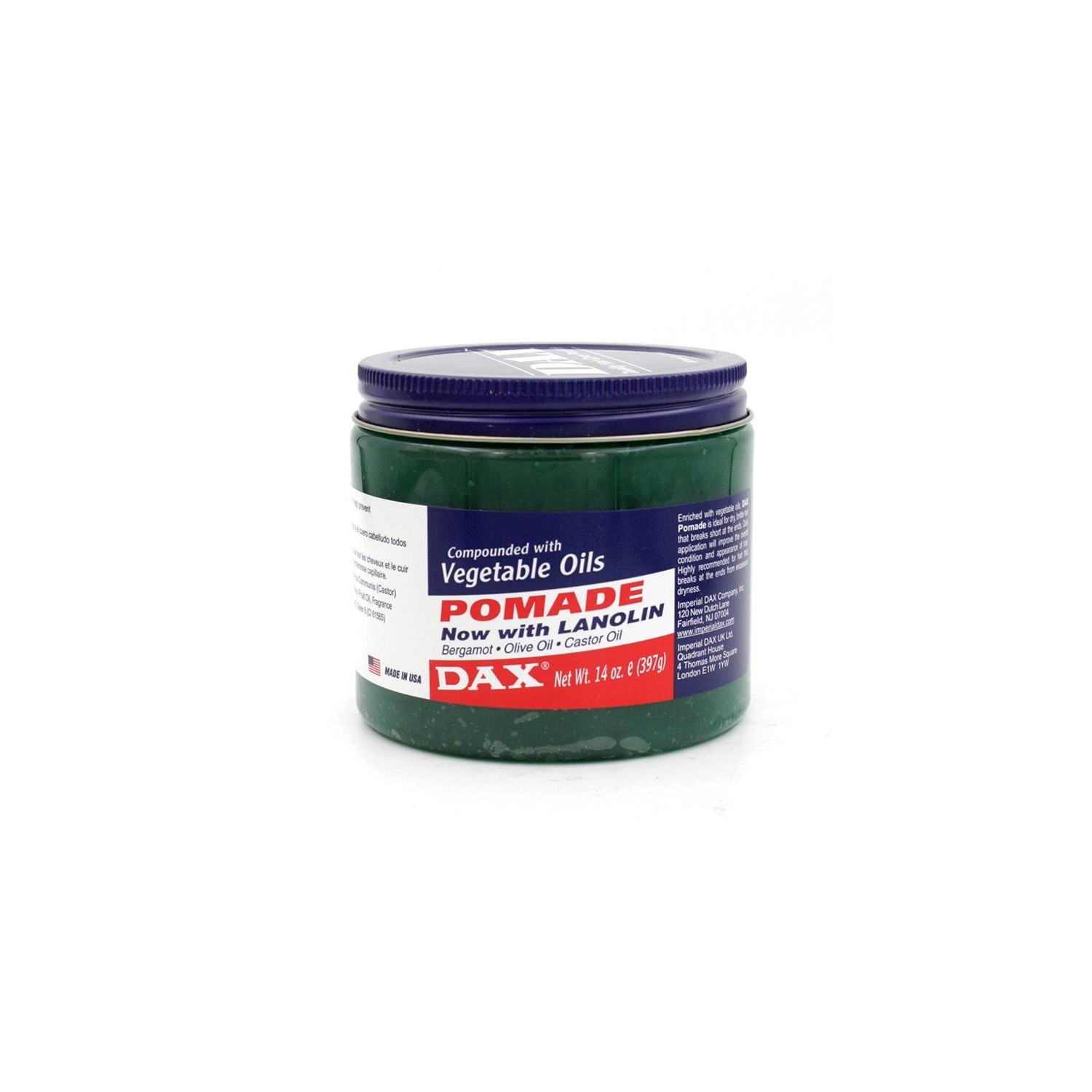 Dax Vegetable Oils Pomade 397 Gr