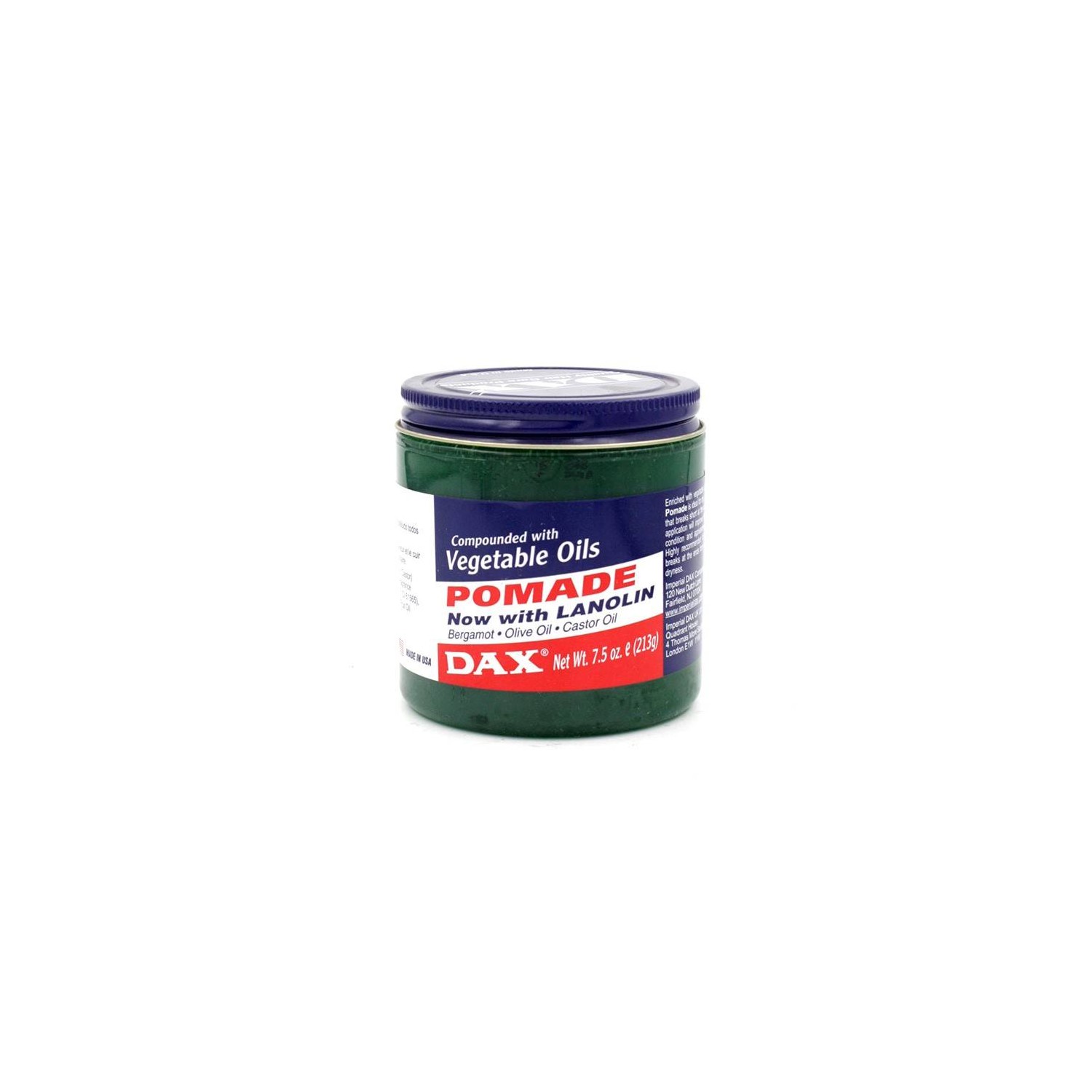 Dax Vegetable Oils Pomade 213 gr