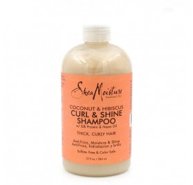 Shea Moisture Coconut & Hibiscus Curl Champú 384 ml