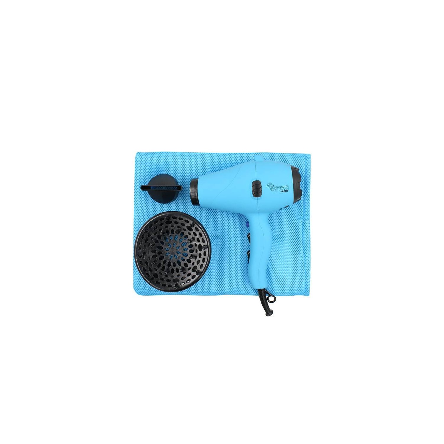 Muster Hair Drier Niño Cartoon (blue)