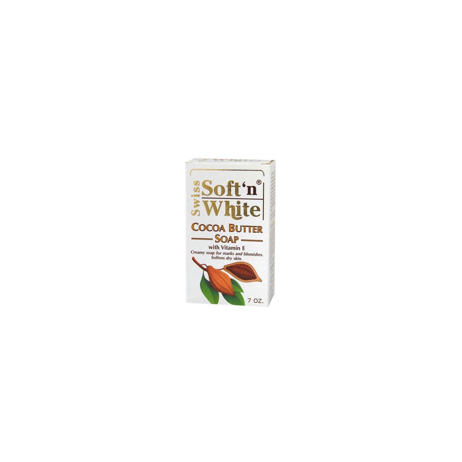 Soft'n White Swiss Cocoa Butter Soap 200g Soft'n White Swiss Cocoa Butter Soap 200g