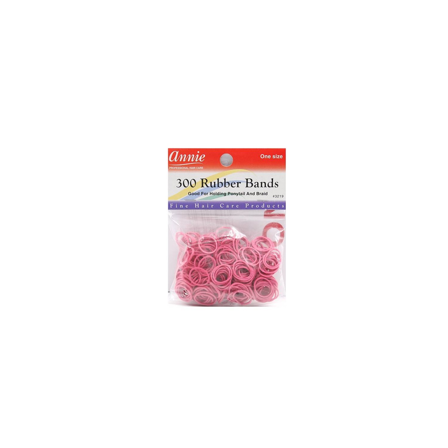 Annie 300 Rubber Bands Rosa 3219 (gomas)