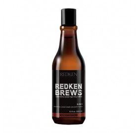 Redken Brews Shampoo 3 En 1 300 ml