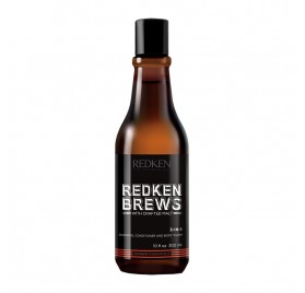 Redken Brews Champú 3 En 1 300 ml