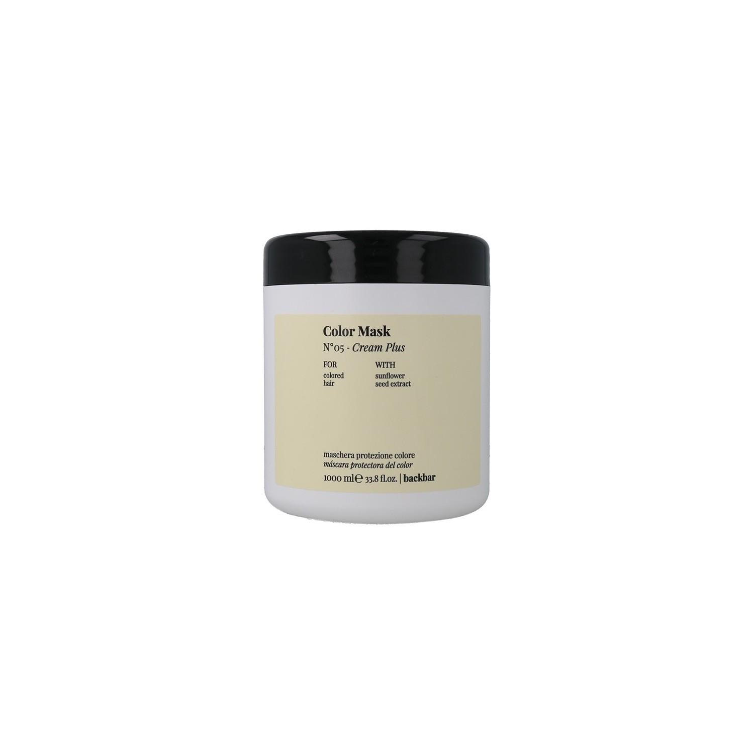 Farmavita Back Bar Nº/05 Cream Plus Mascarilla Color 1000ML (Cabello Teñido) Farmavita Back Bar Nº/05 Cream Plus Mascarilla Color 1000ML (Cabello Teñido)