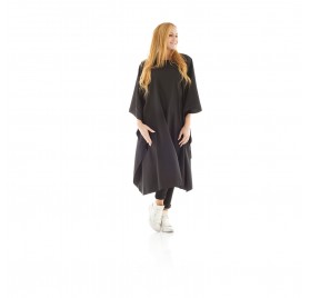 Xanitalia Pro Capa Corte Poliester HD Negra 130x150 cm. Cierre 6 Botones