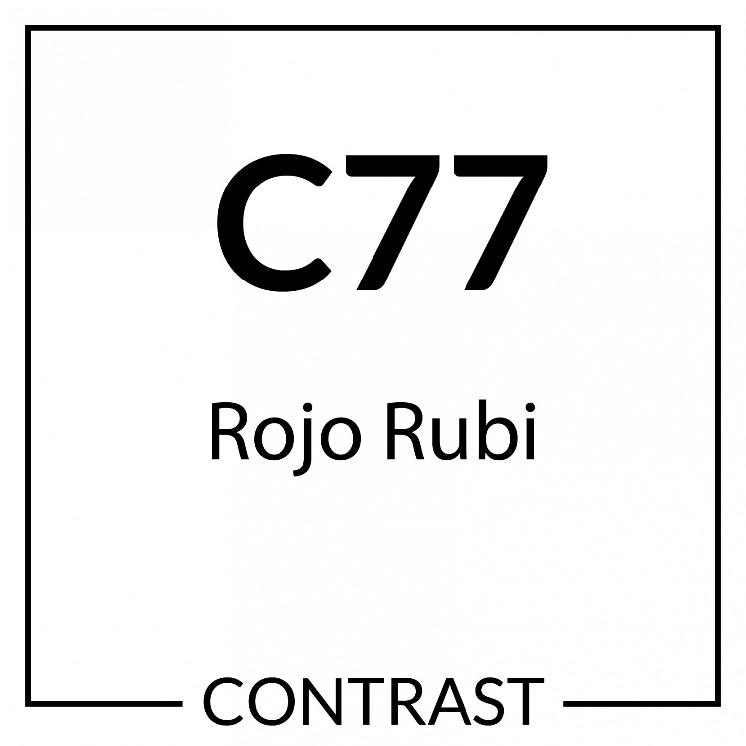 Kincream Contrast 60 ml, C77 Rojo Rubi