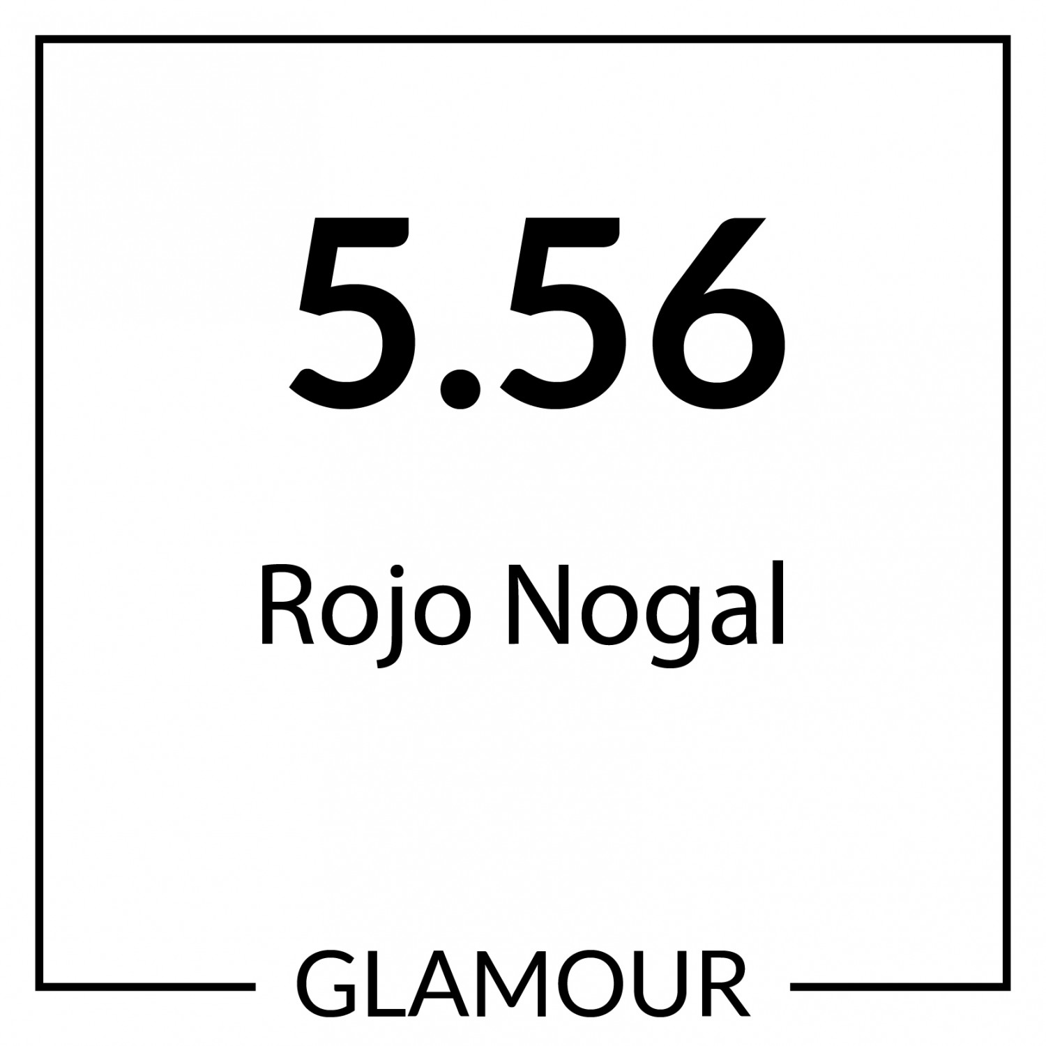 Kin New Color Glamour 60 ml, 5.56 Rojo Nogal