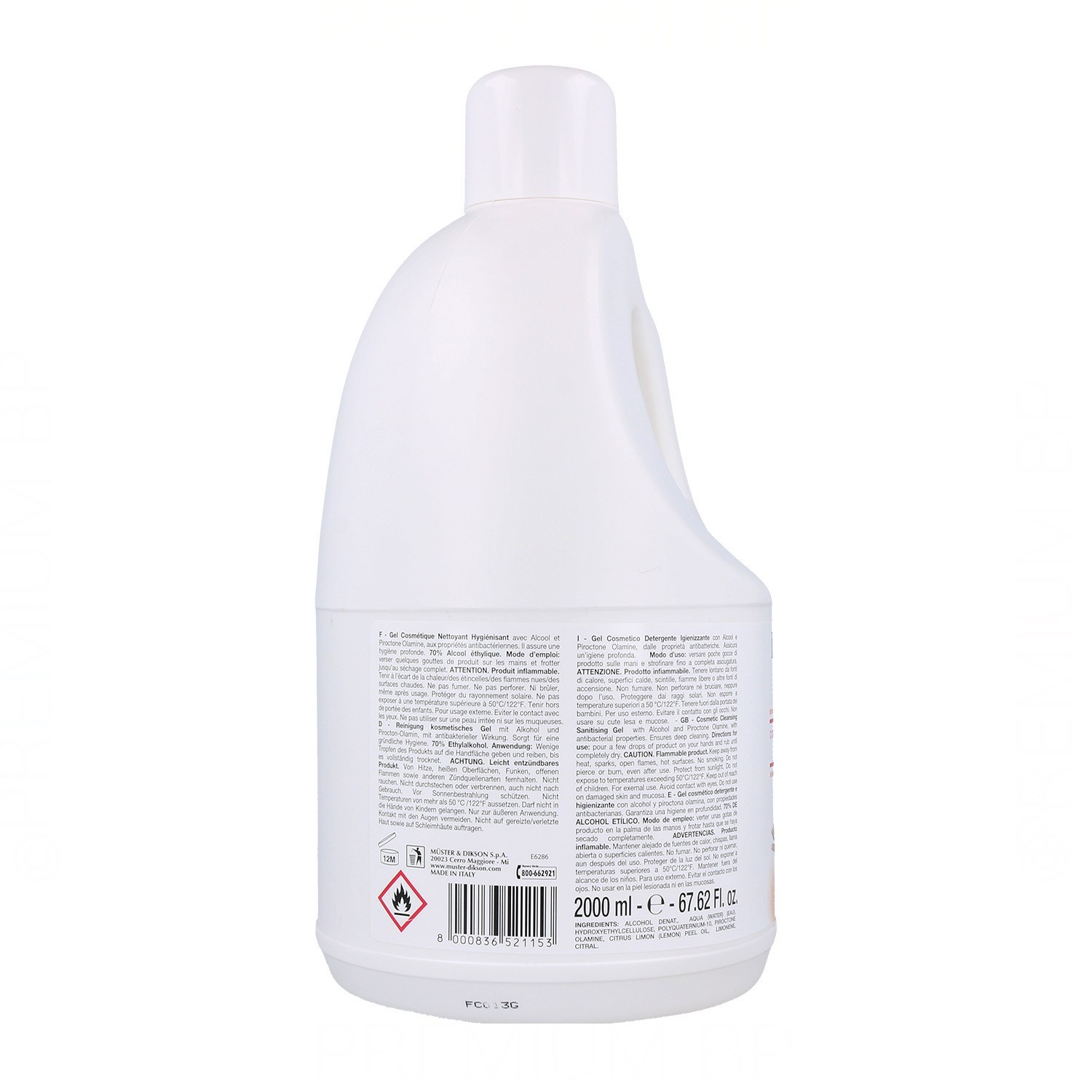 Dikson Gel Disinfettante Detergente 2000 ml/2Lt