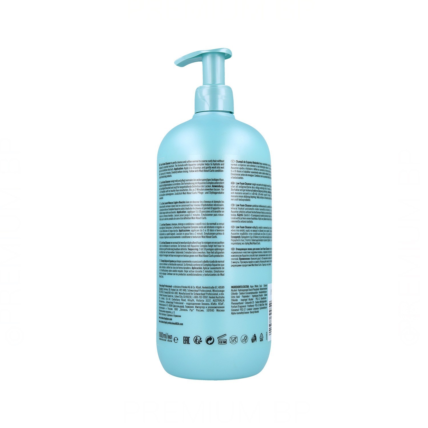 Schwarzkopf Mad About Curls Low Shampooing Foam Cleanser 1000 ml