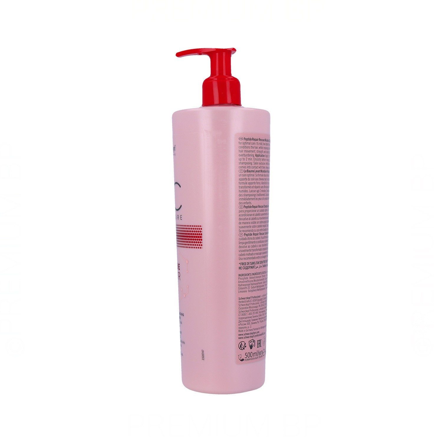 Schwarzkopf Bonacure Peptide Repair Rescue Limpiador Acondicionador 500 ml