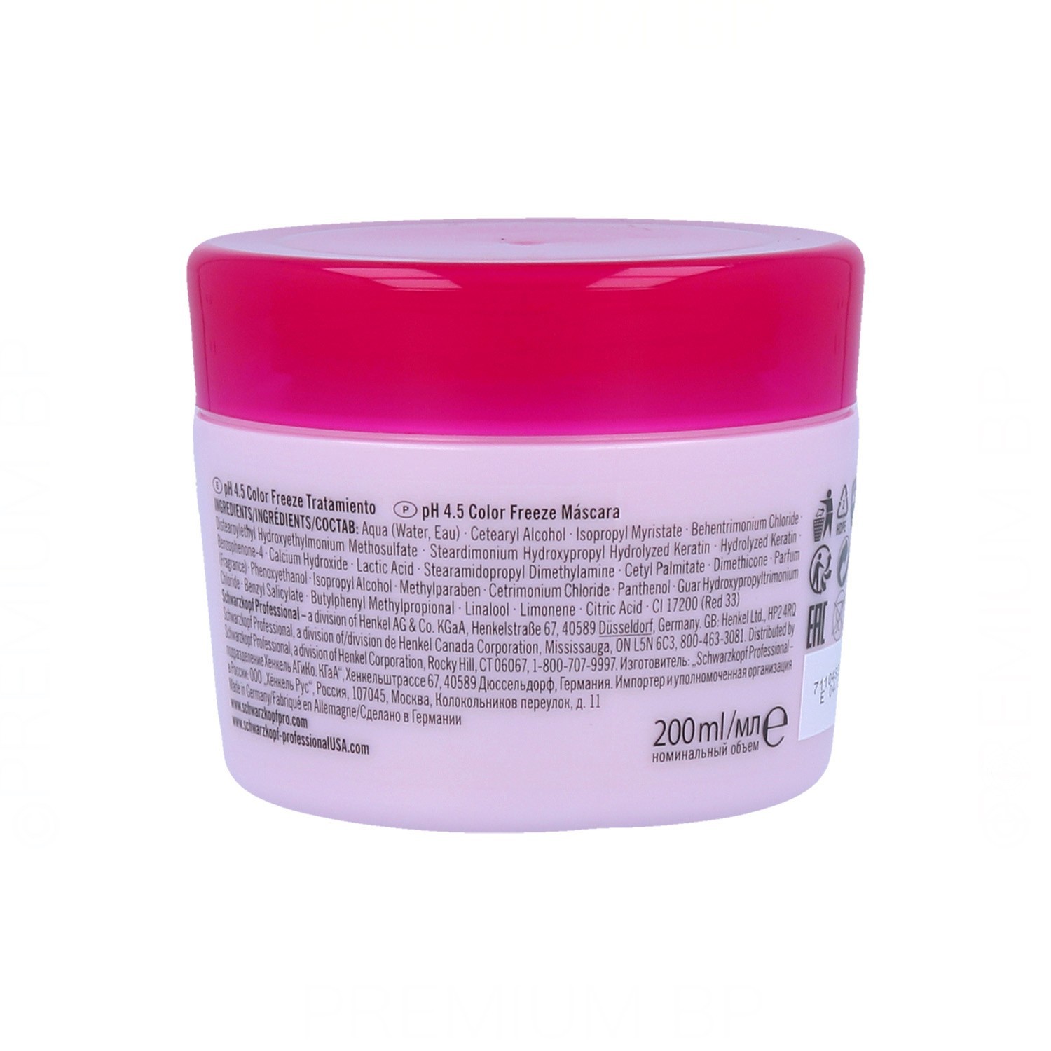 Schwarzkopf Bonacure Color Freeze Tratamento Máscara 200ml