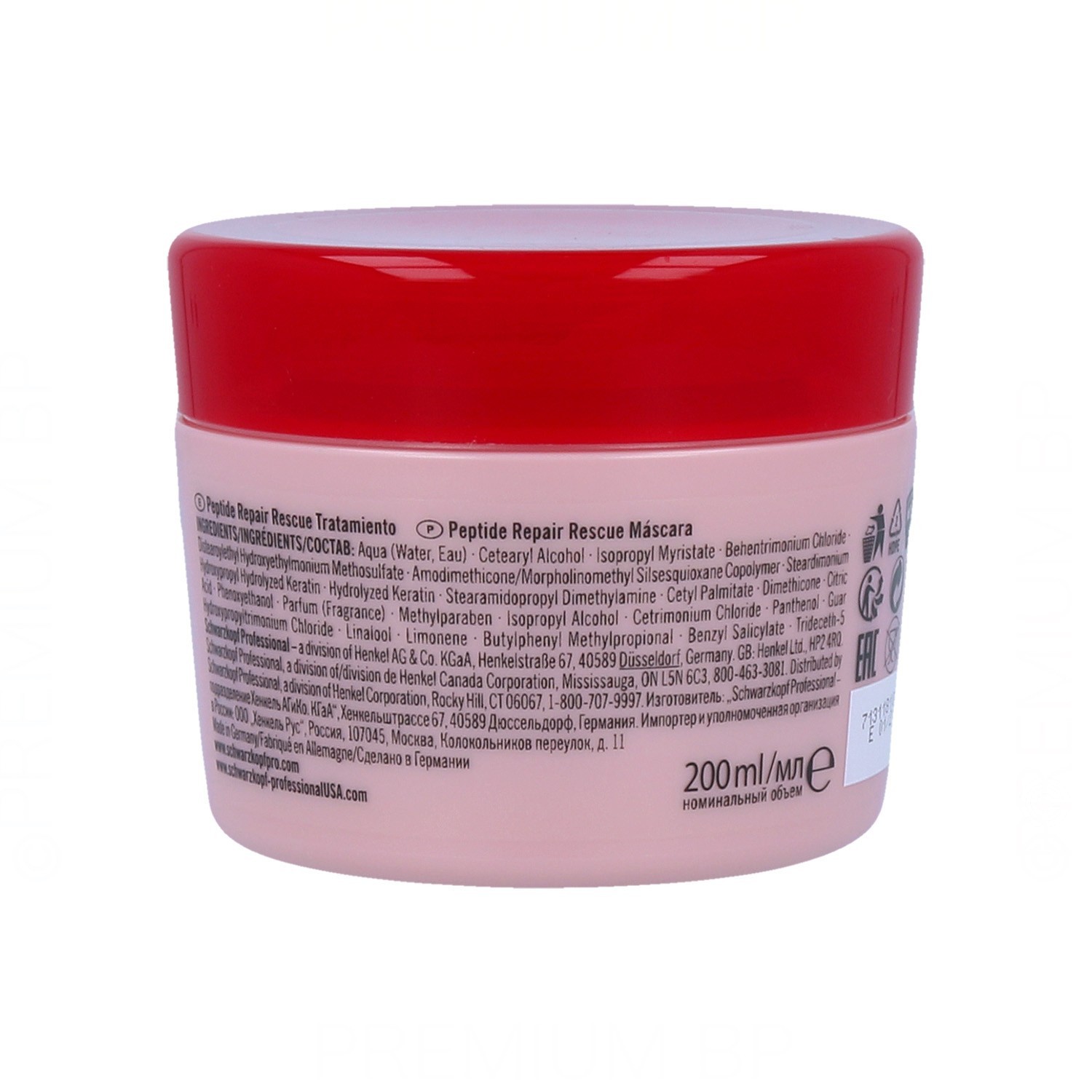 Schwarzkopf Bonacure Peptide Repair Rescue Máscara 200ml