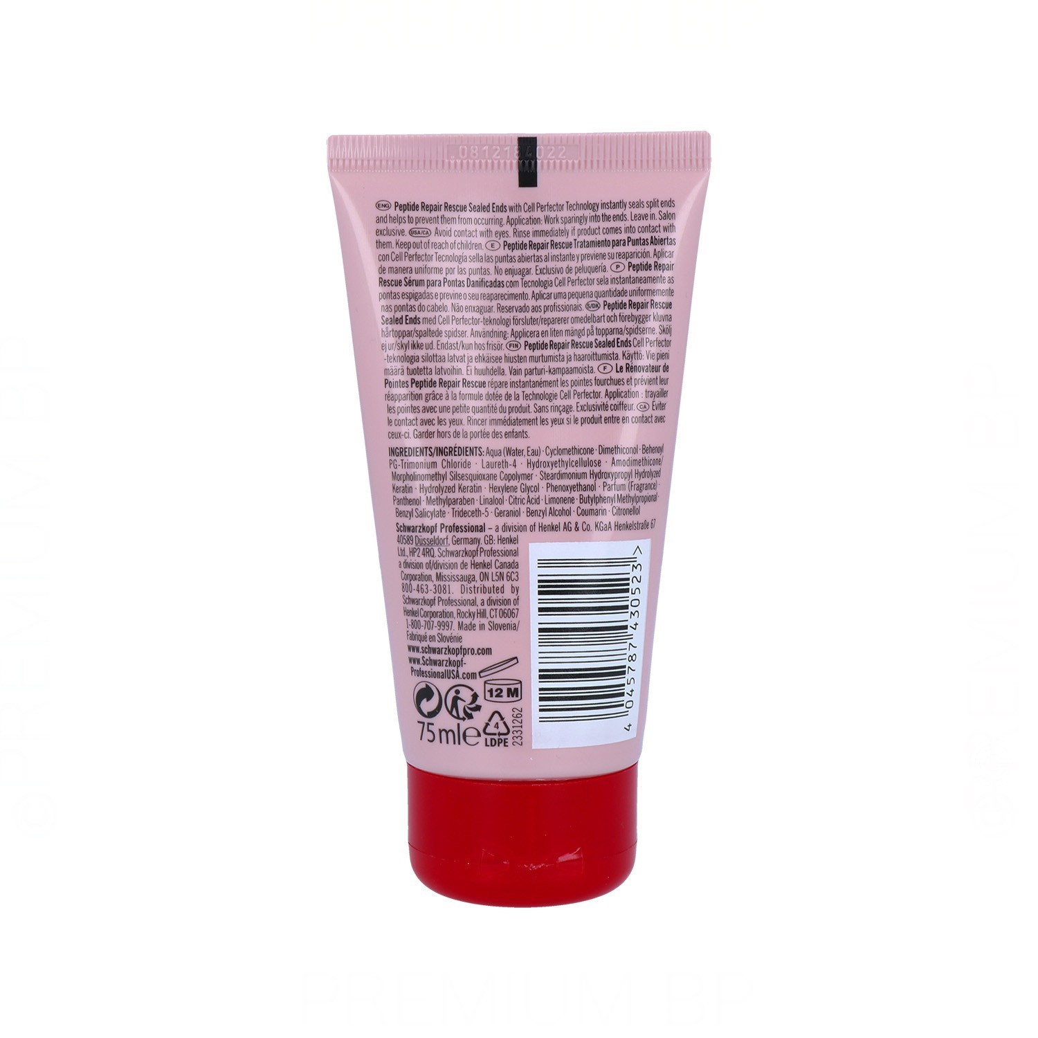 Schwarzkopf Bonacure Peptide Repair Rescue Serum Ends 75ml