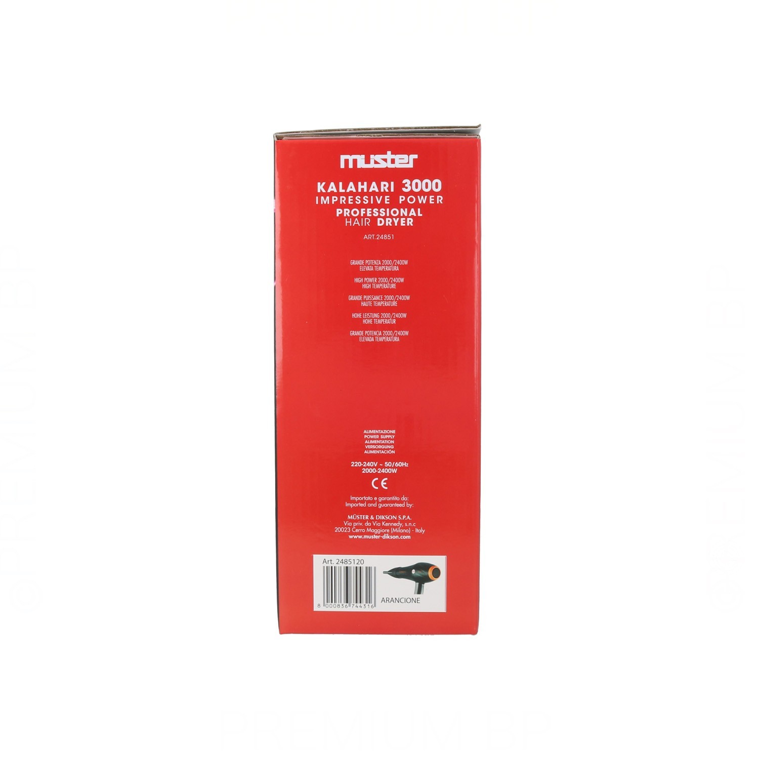 Muster Secador 3000 Kalahari Naranja (2485120)