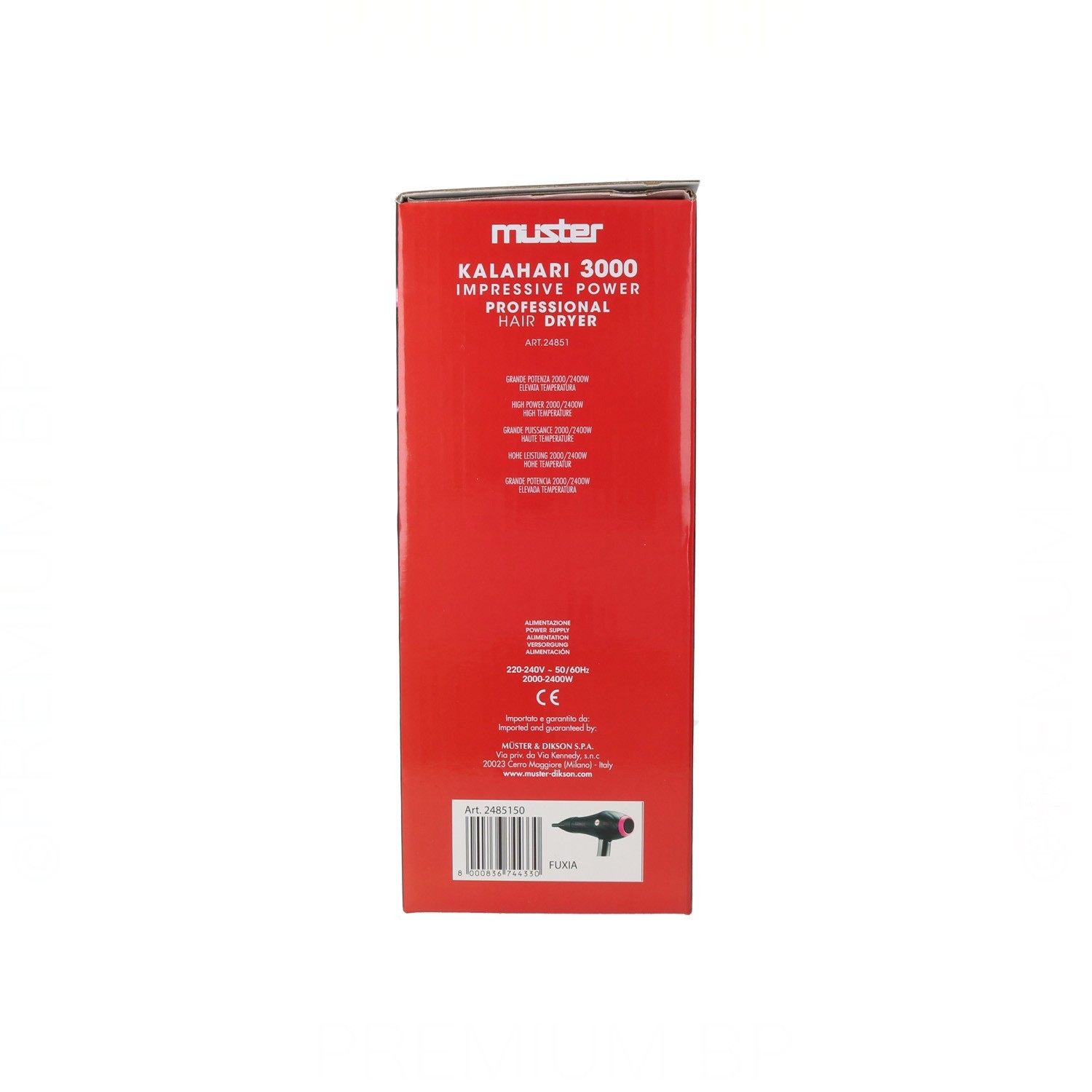Muster Secador 3000 Kalahari Fucsia (2485150)