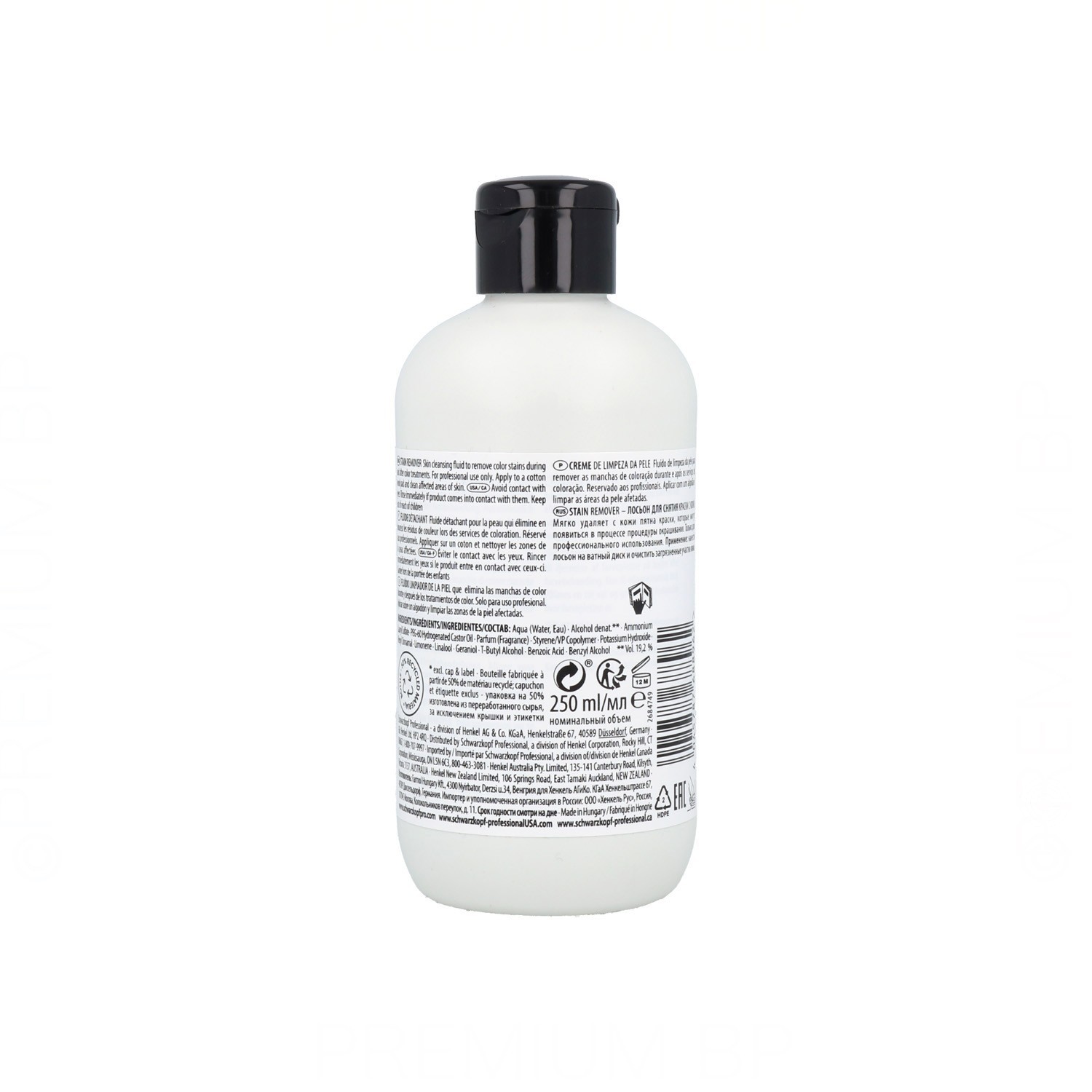 Schwarzkopf Stain Remover Skin Cleansing Fluid 250 ml