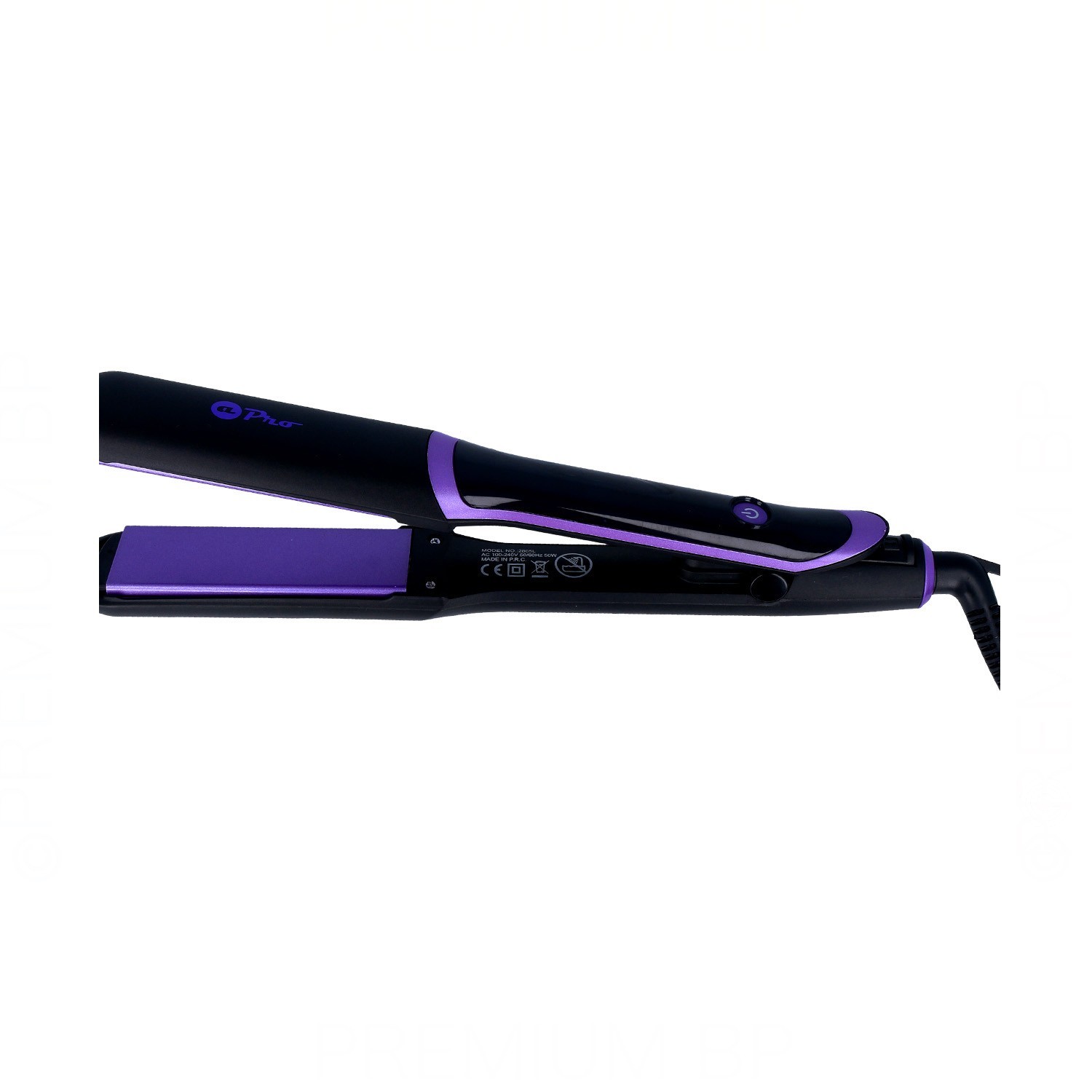 Albi Straightener Professional Ceramic Digital Violet-Black (2805L)