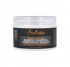 Shea Moisture African Black Soap Bamboo Charcoal Mascarilla 340 gr