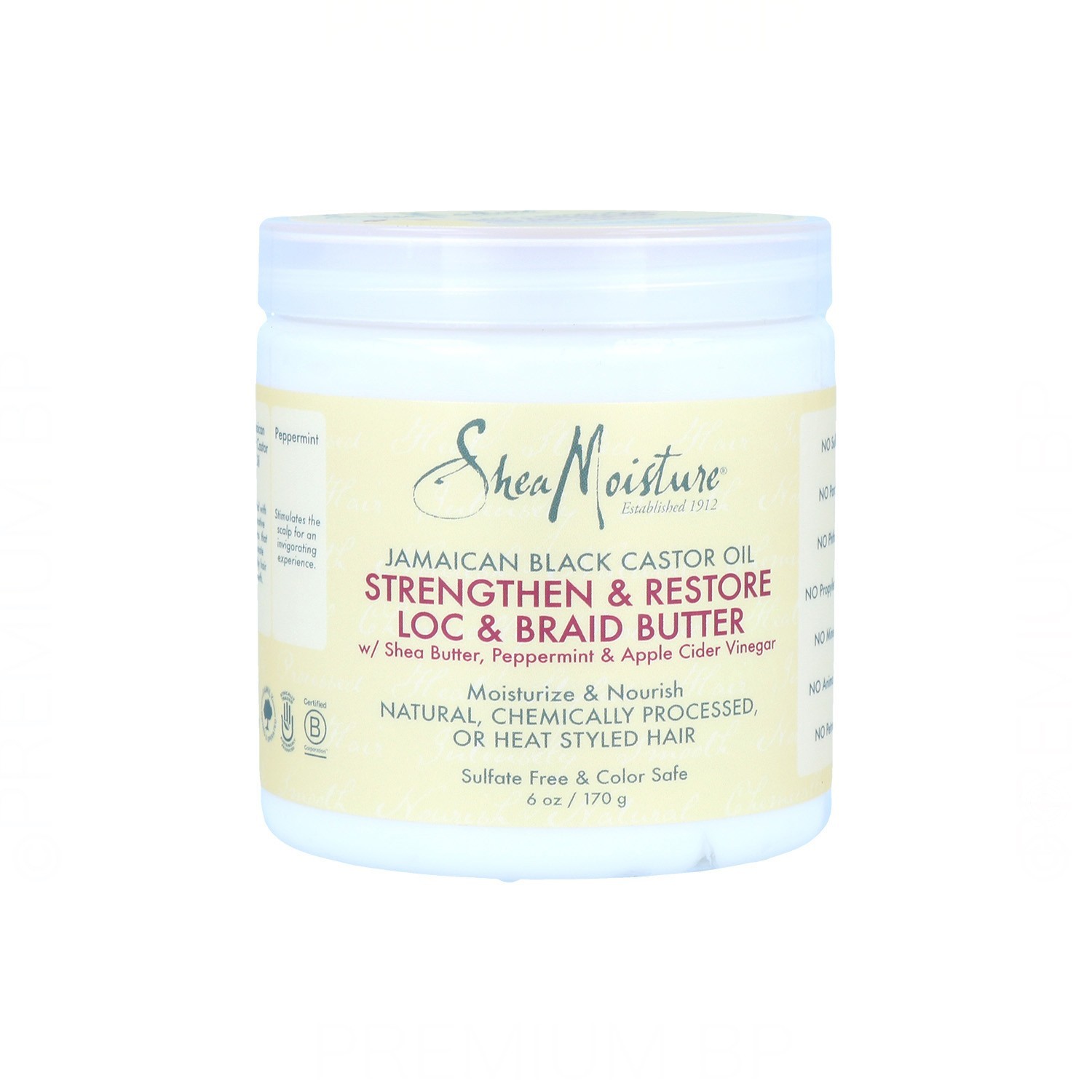 Shea Moisture Jamaican Black Castor Oil Loção & Braid Butter 170G