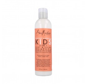 Shea Moisture Coconut & Hibiscus Kids 2-In-1 Champú & Acondicionador 8Oz/236 ml