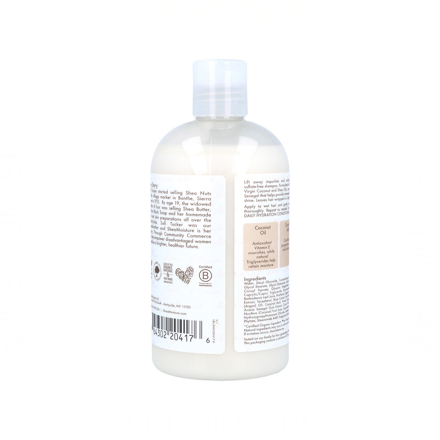 Shea Moisture Virgin Coconut Oil Hydration Champú 384 ml