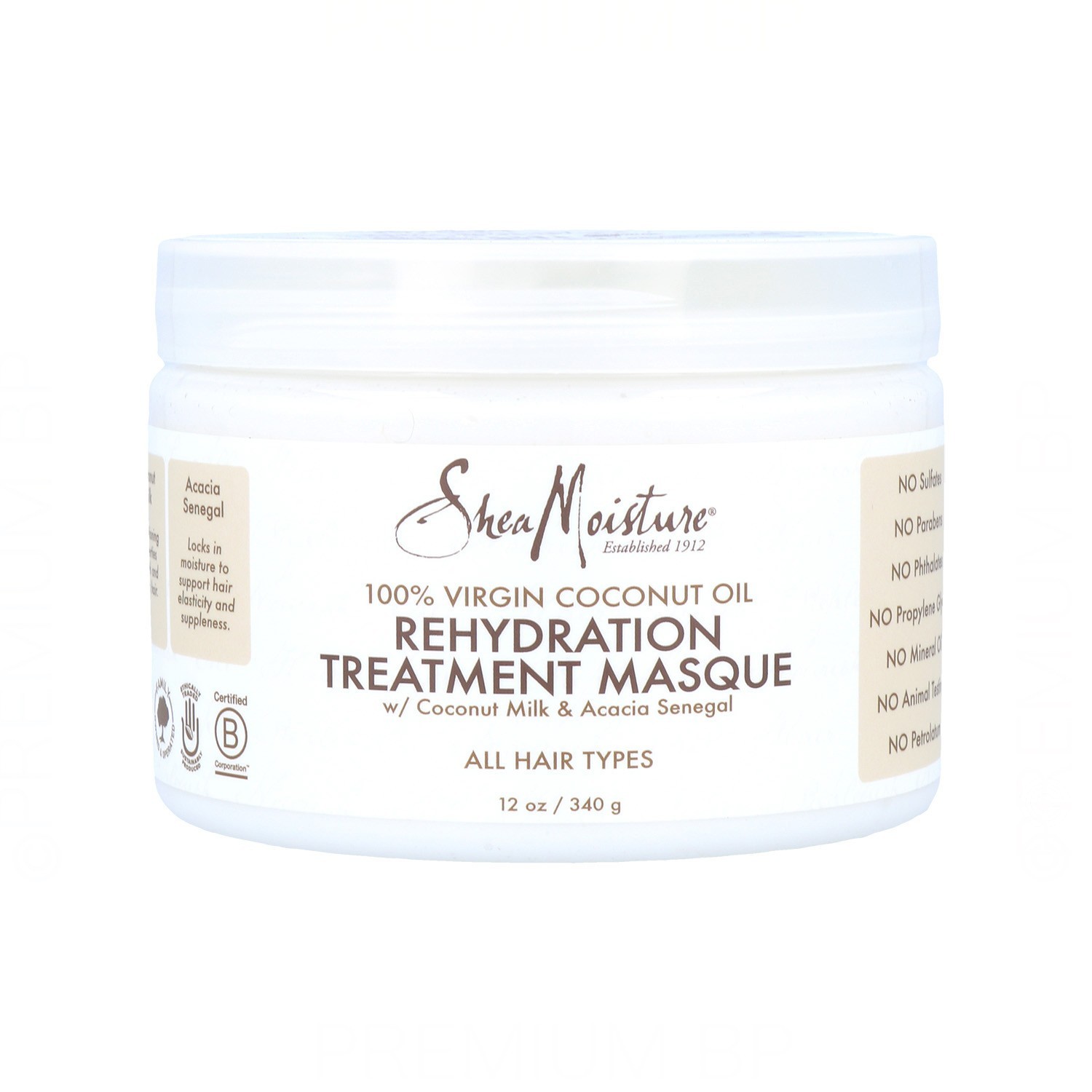 Shea Moisture Virgin Coconut Mascherine 340G/12Oz