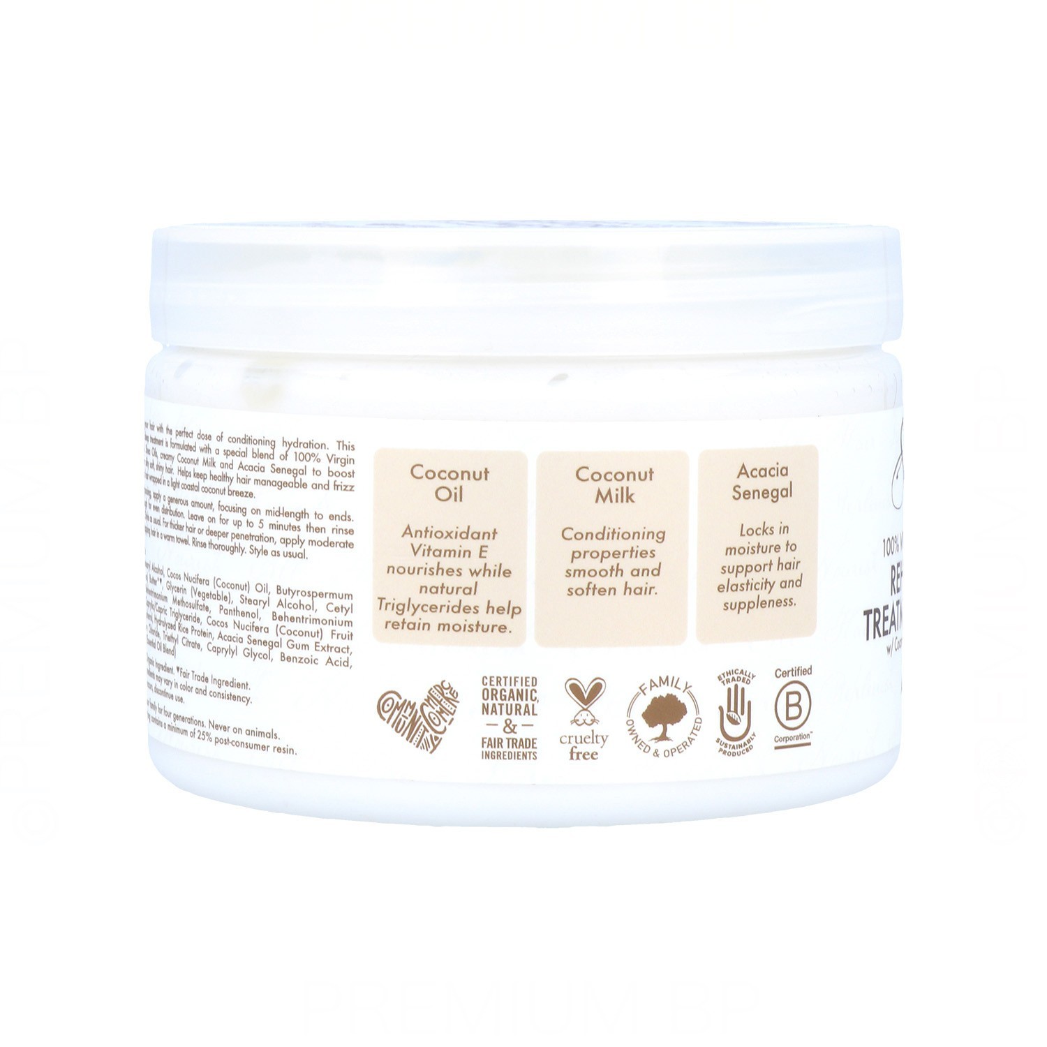 Shea Moisture Virgin Coconut Mascherine 340G/12Oz