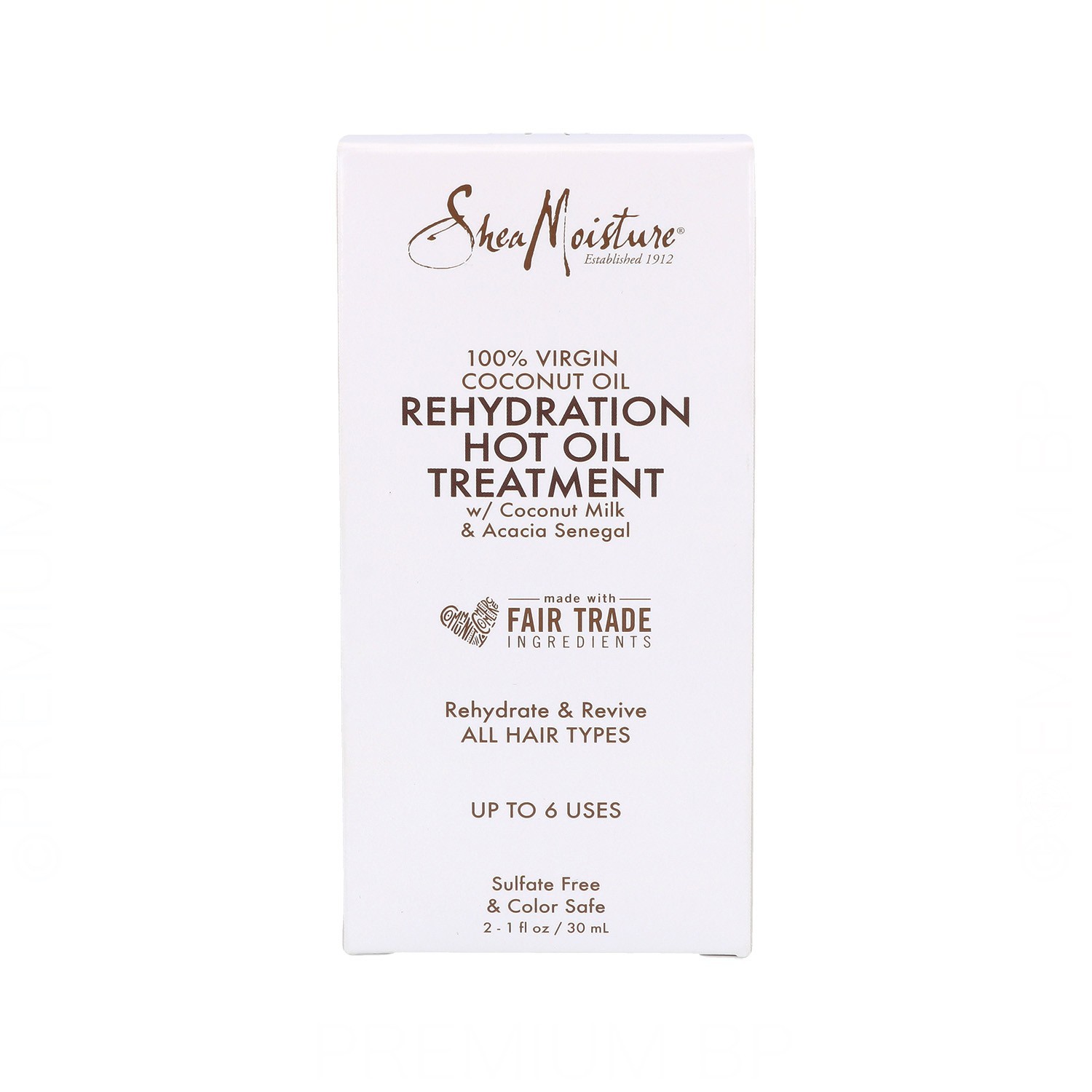 Shea Moisture Virgin Coconut Rehydration Hot Oil Tratamiento 2Oz/30 ml (100% Virgen)