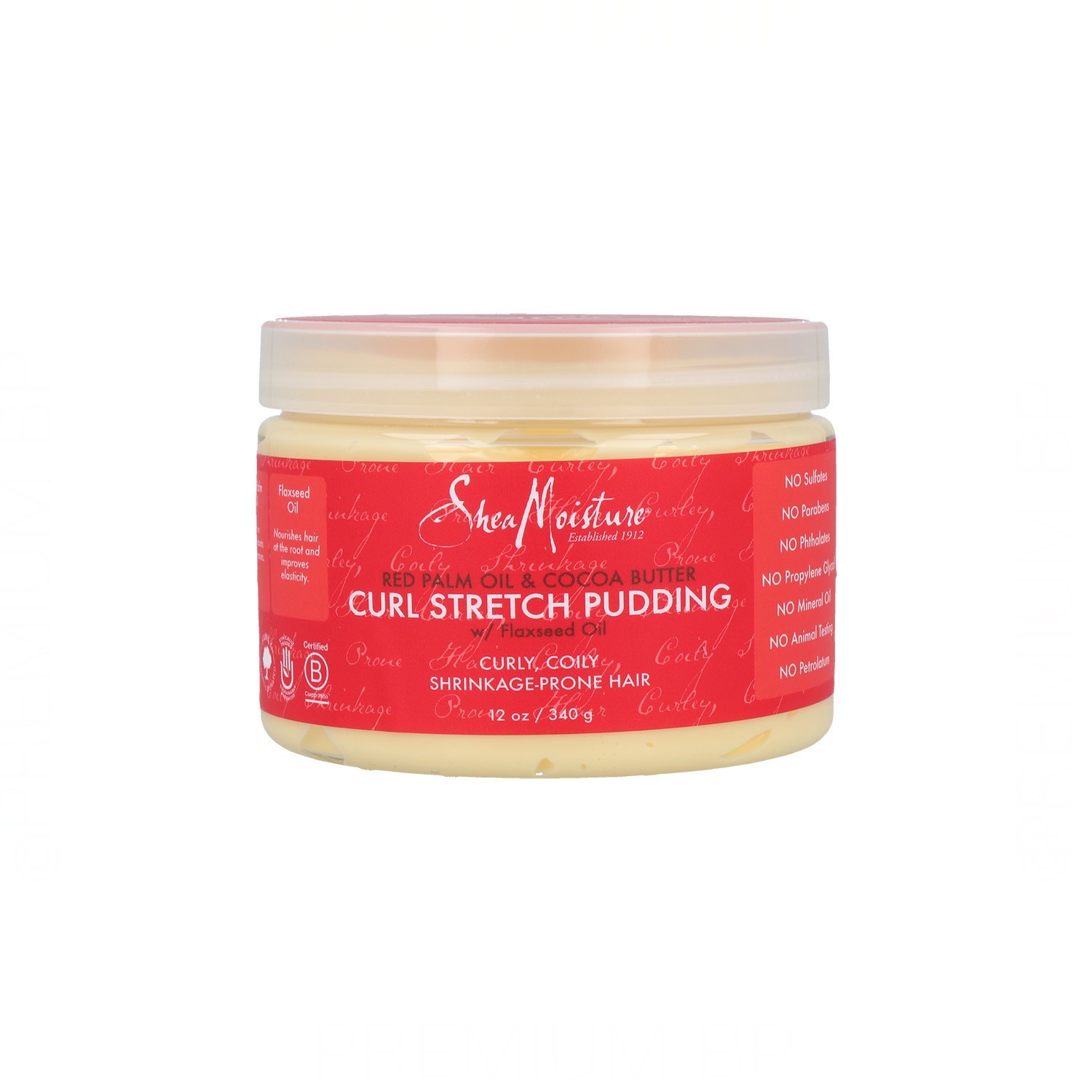 Shea Moisture Red Palm & Cocoa Butter Curl Stretch Pudding 12Oz/340G (Rizos)
