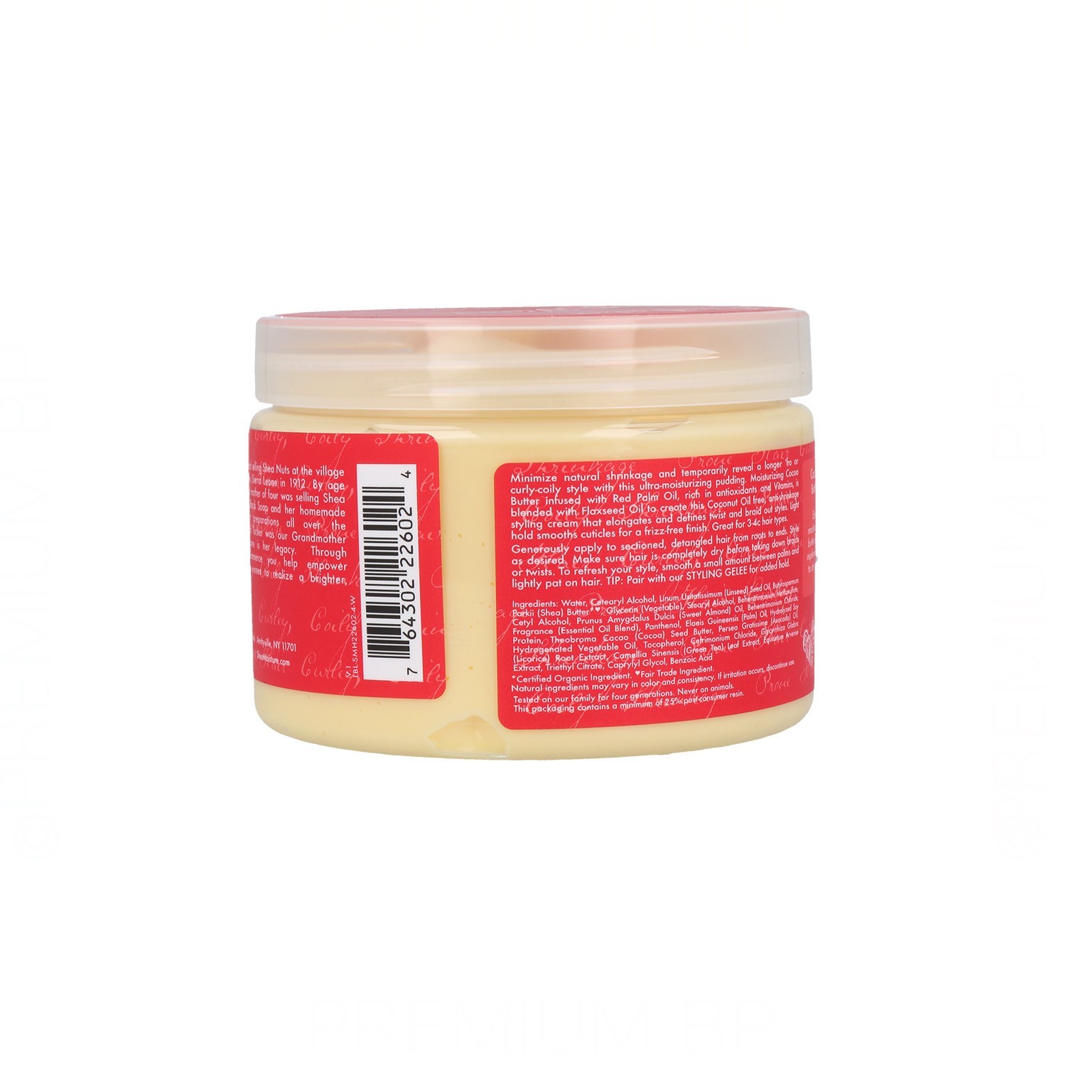 Shea Moisture Red Palm & Cocoa Butter Curl Stretch Pudding 12Oz/340G (Cachos)