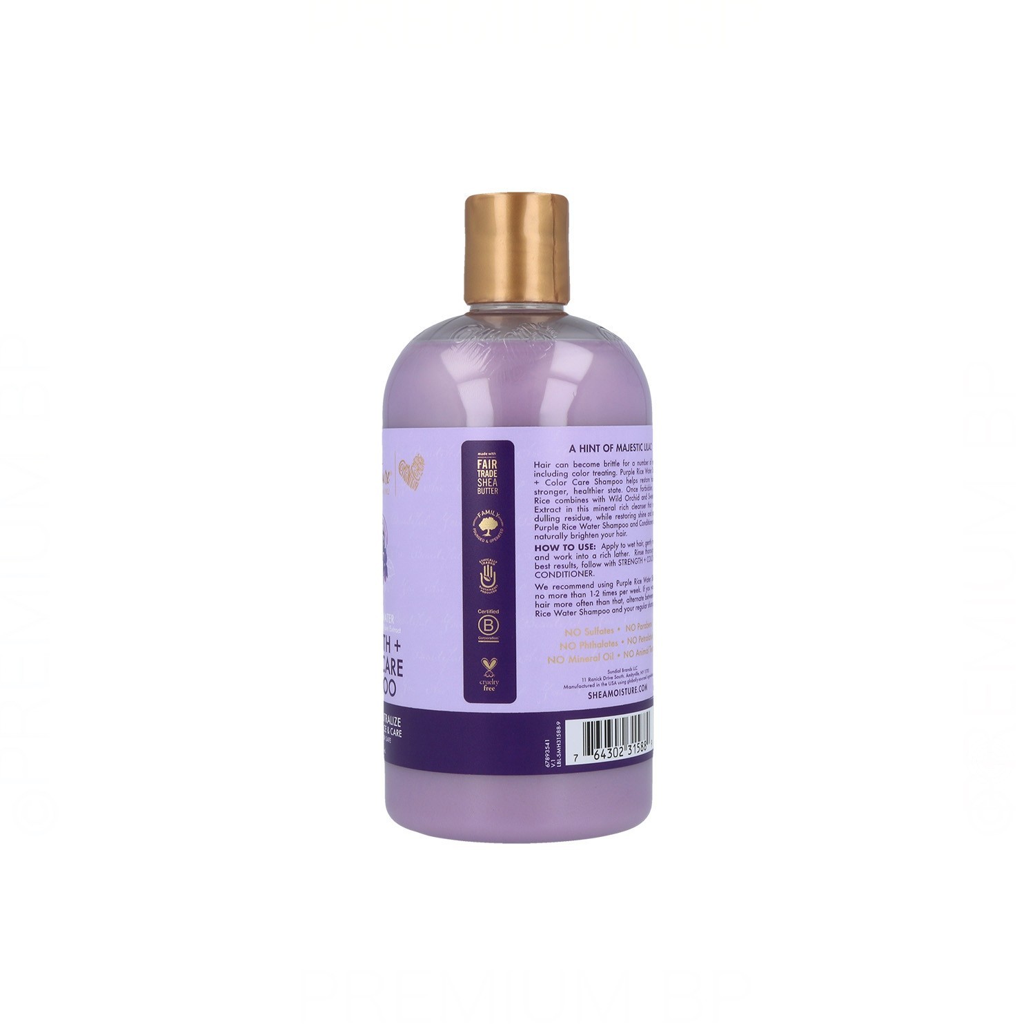 Shea Moisture Purple Rice Water Shampoo 13,5Oz/370 ml