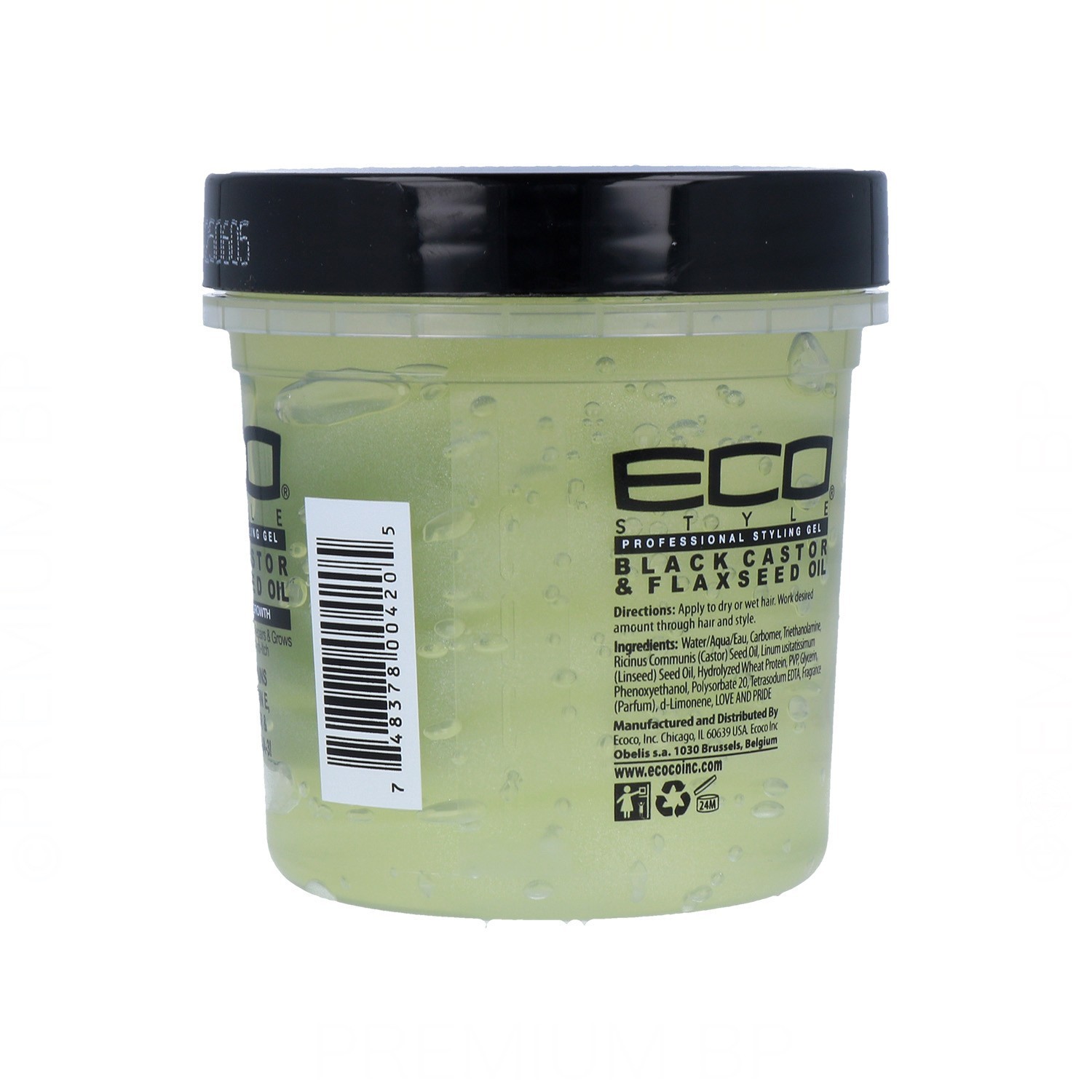 Eco Styler Styling Gel Black Castor 8Oz/235 ml