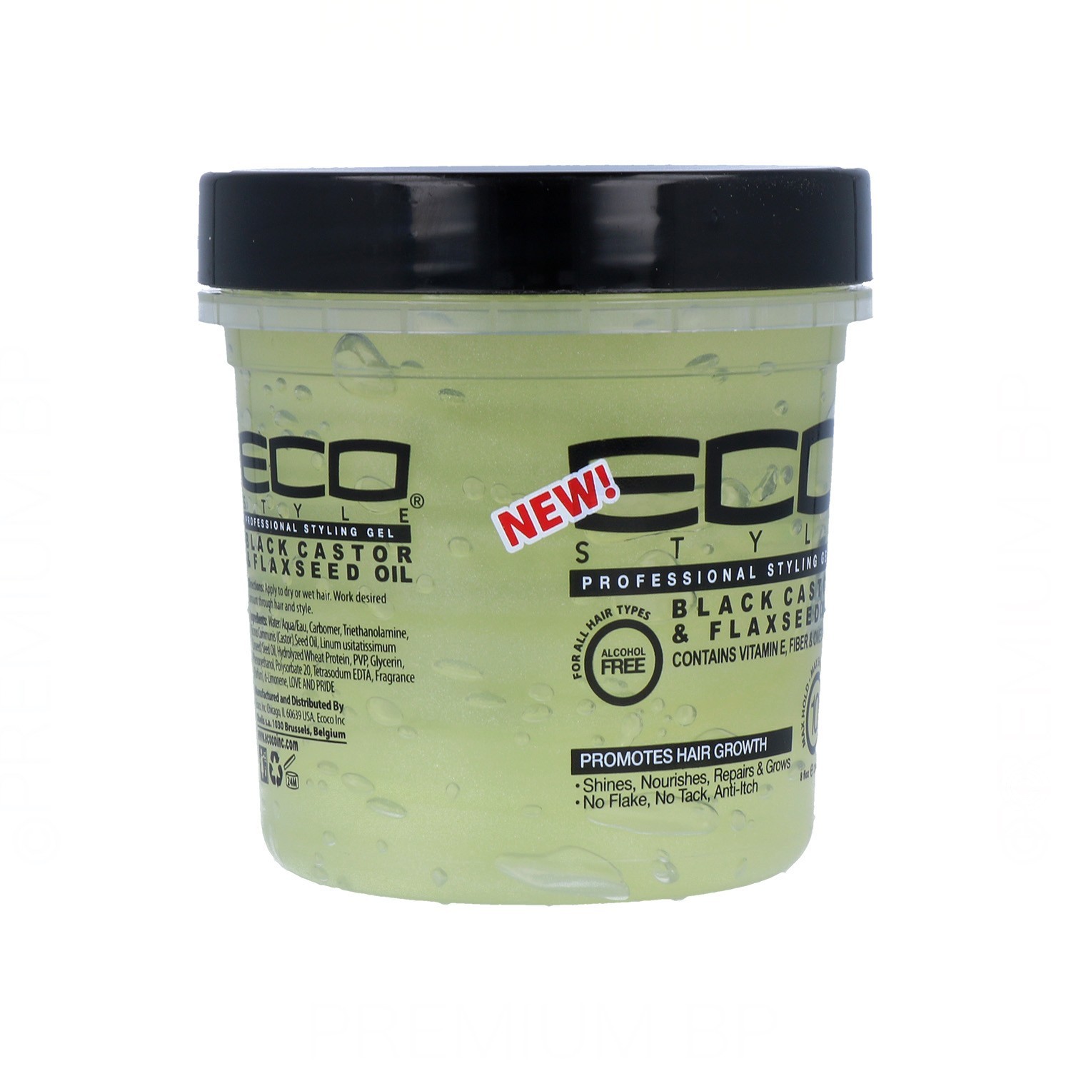 Eco Styler Styling Gel Black Castor 8Oz/235 ml