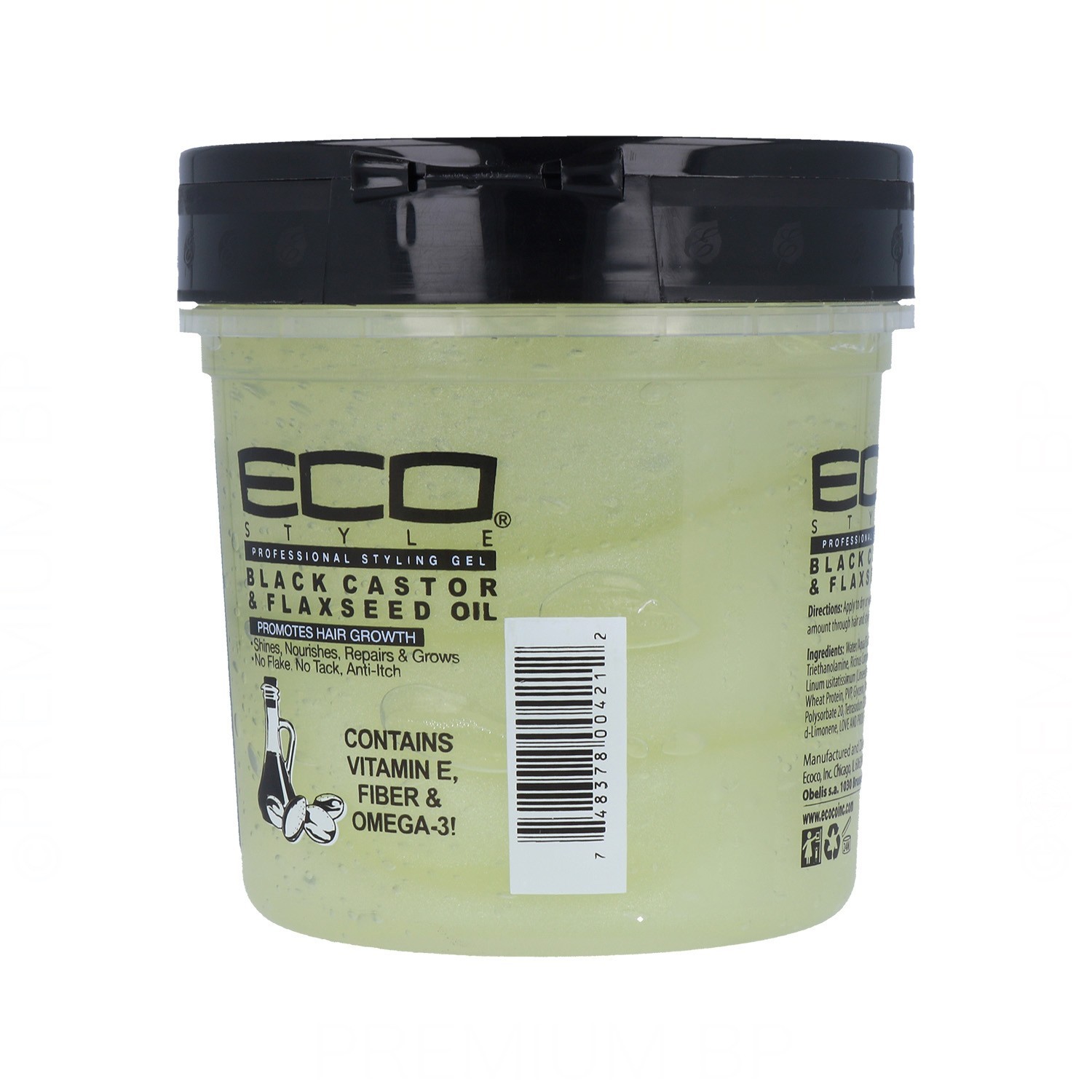 Eco Styler Styling Gel Black Castor 16Oz/473 ml