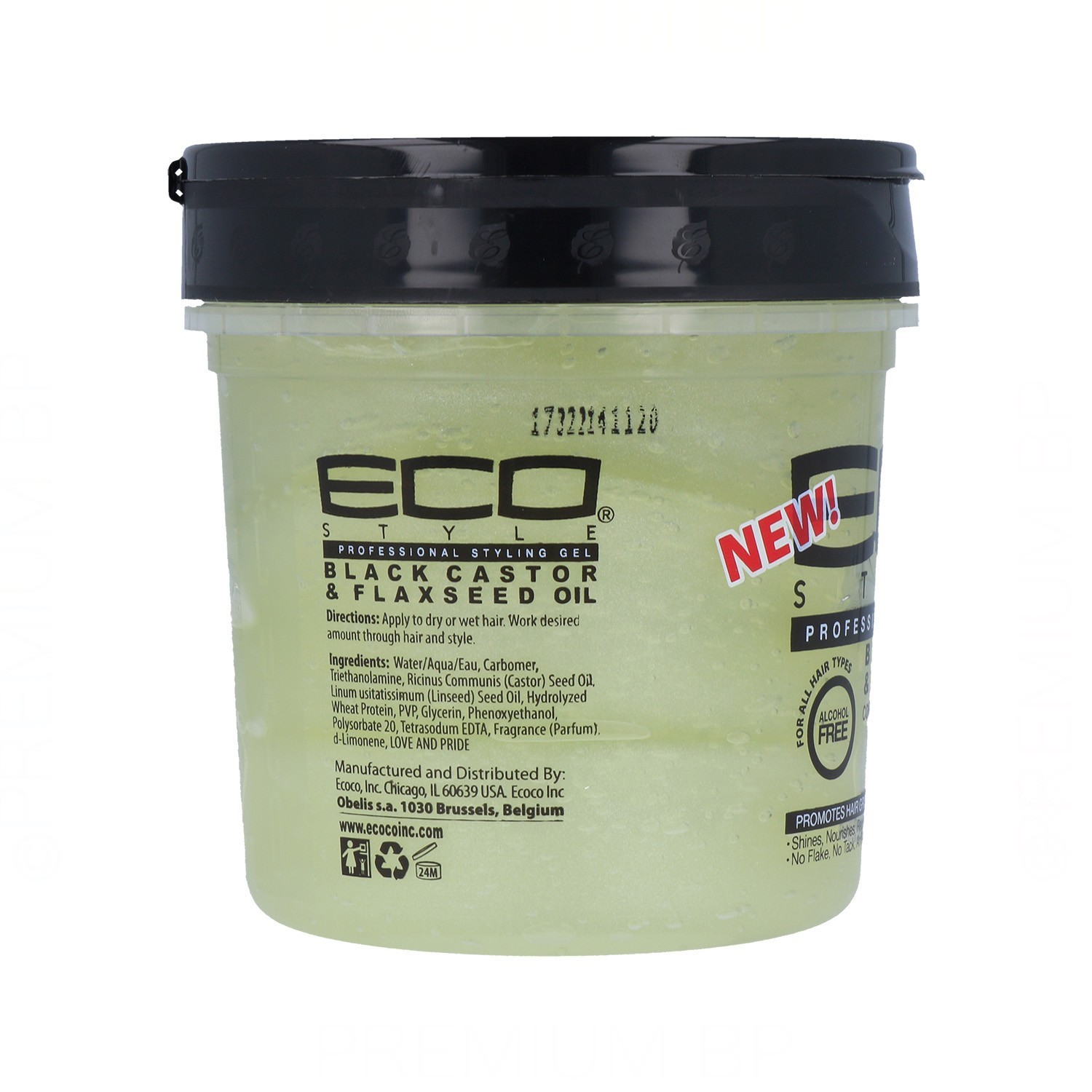 Eco Styler Styling Gel Black Castor 16Oz/473 ml