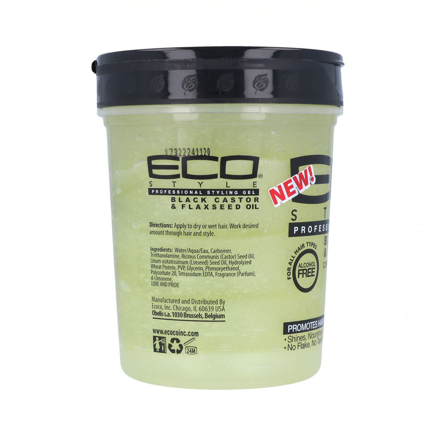 Eco Styler Styling Gel Black Castor 32Oz/946 ml